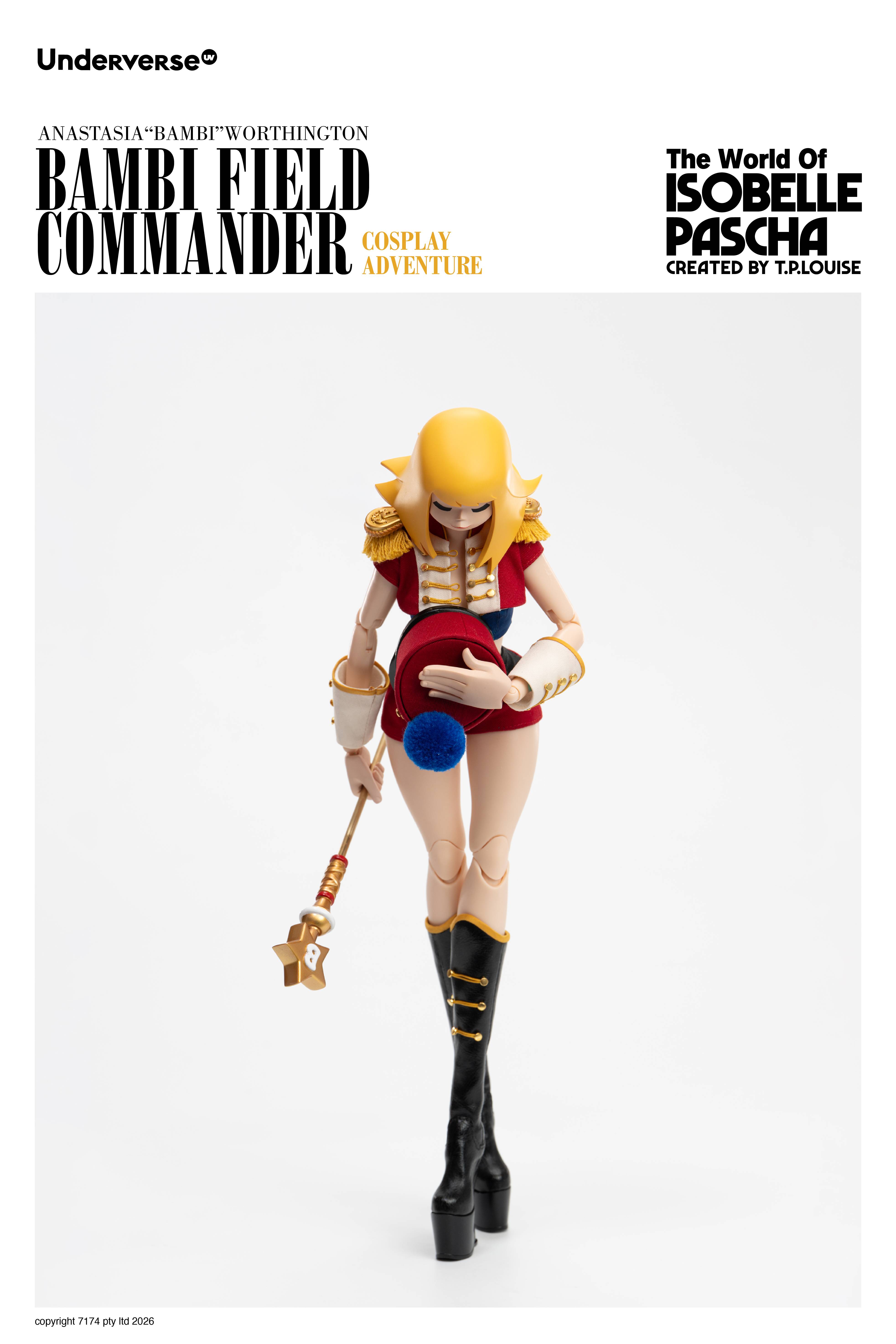 SPECIAL ORDER Underverse - Cosplay Adventure Series - The World of Isobelle Pascha - Anastasia Worthington: Bambi Field Commander 1/6 [JP]