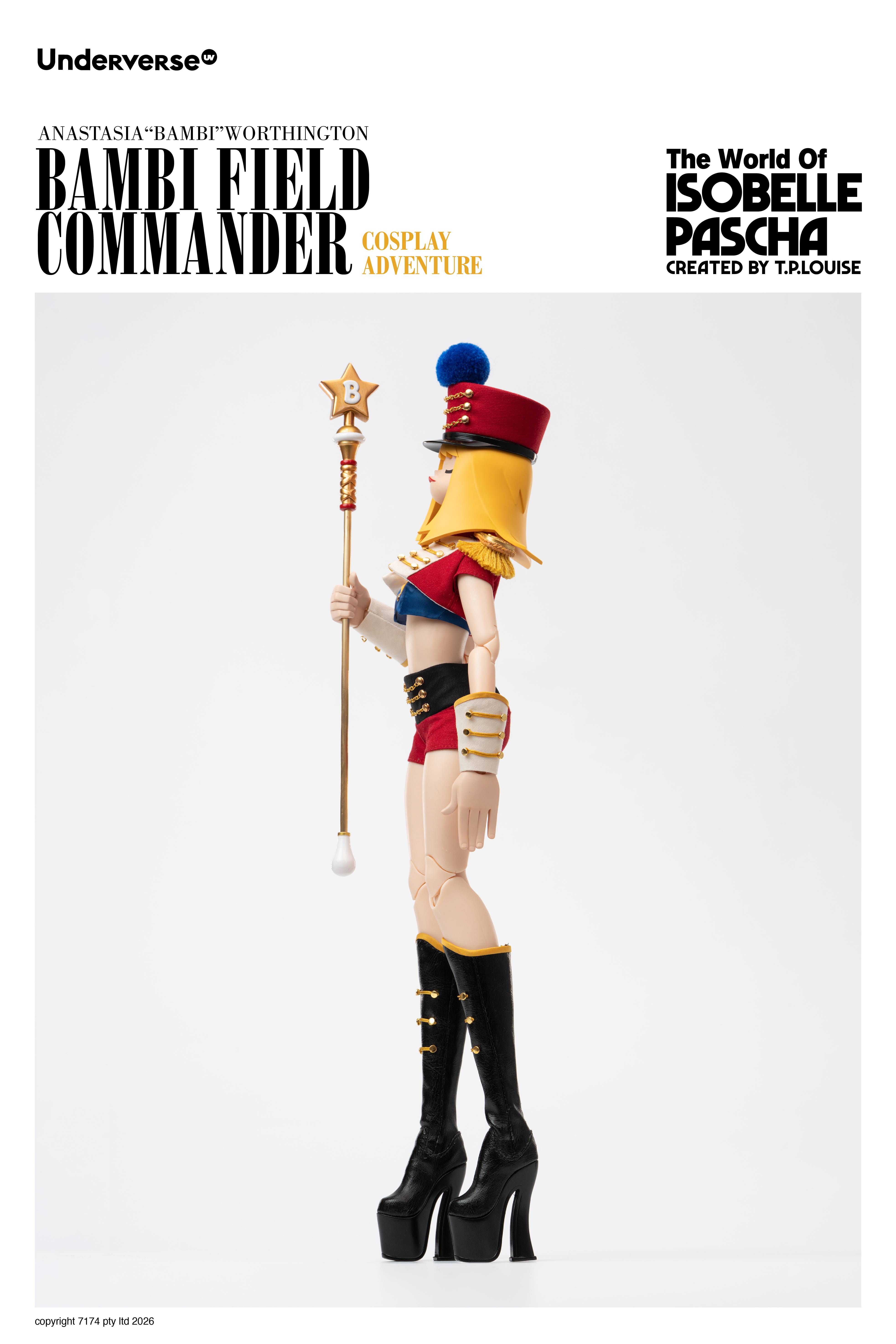 SPECIAL ORDER Underverse - Cosplay Adventure Series - The World of Isobelle Pascha - Anastasia Worthington: Bambi Field Commander 1/6 [JP]
