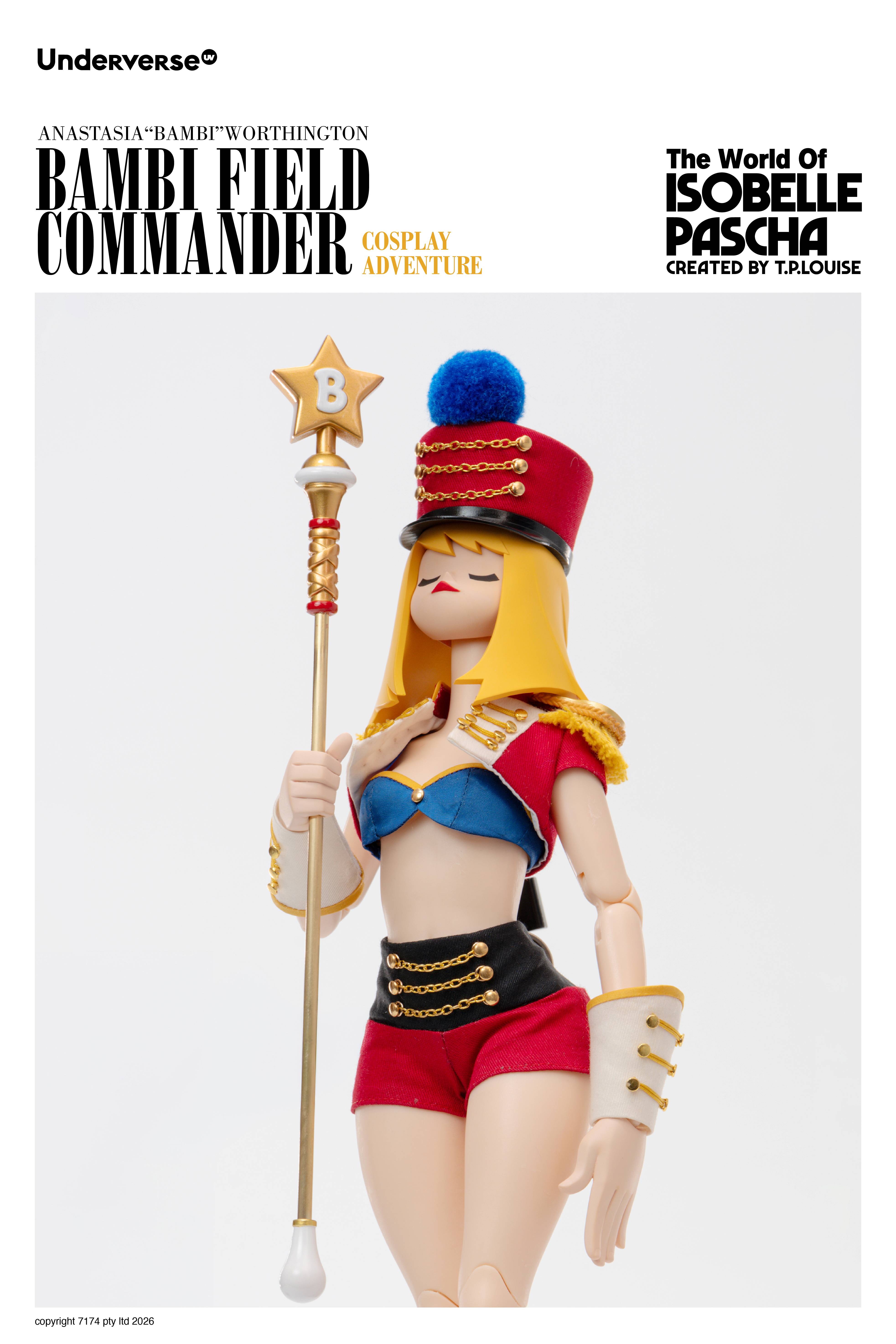 SPECIAL ORDER Underverse - Cosplay Adventure Series - The World of Isobelle Pascha - Anastasia Worthington: Bambi Field Commander 1/6 [JP]