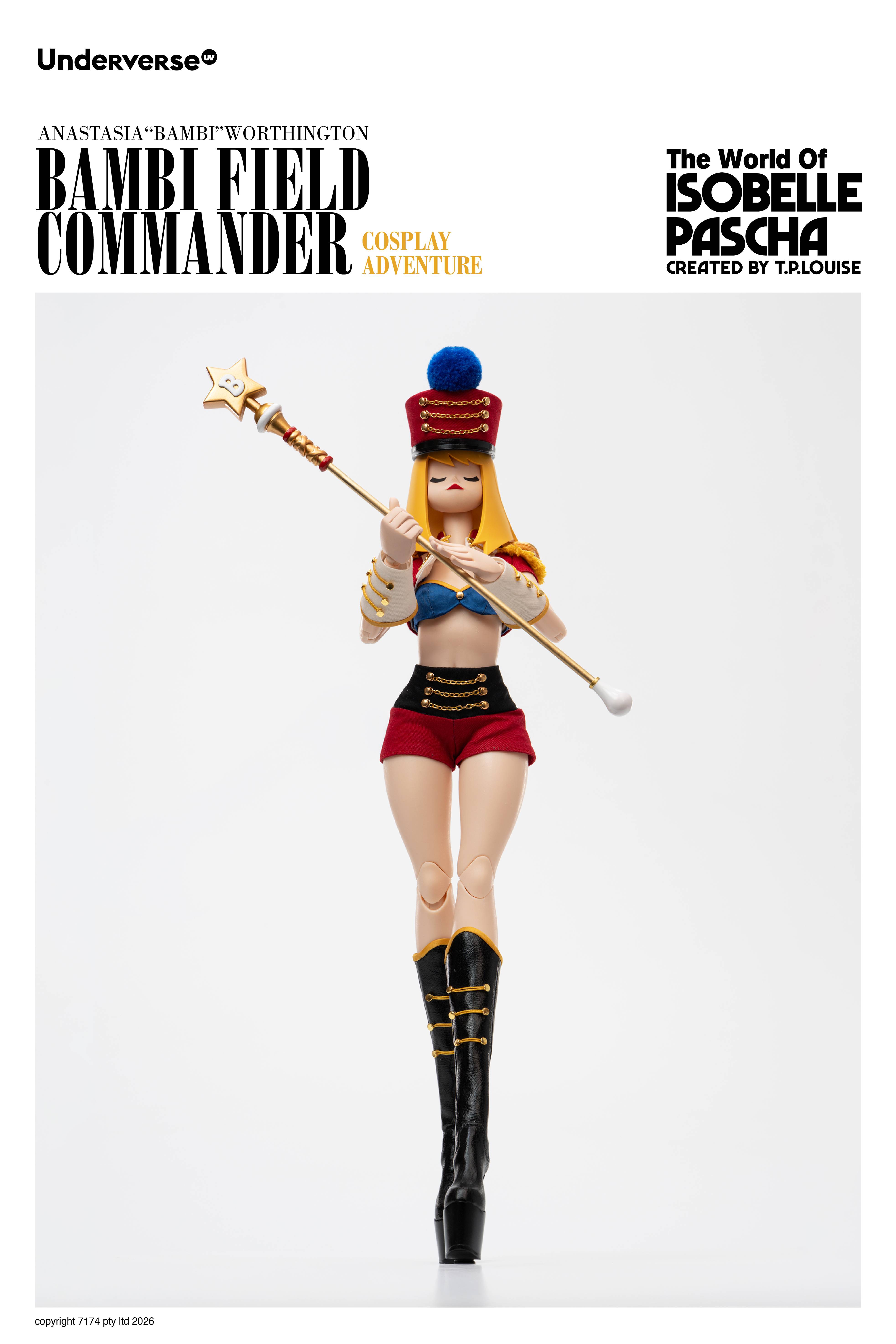 SPECIAL ORDER Underverse - Cosplay Adventure Series - The World of Isobelle Pascha - Anastasia Worthington: Bambi Field Commander 1/6 [JP]
