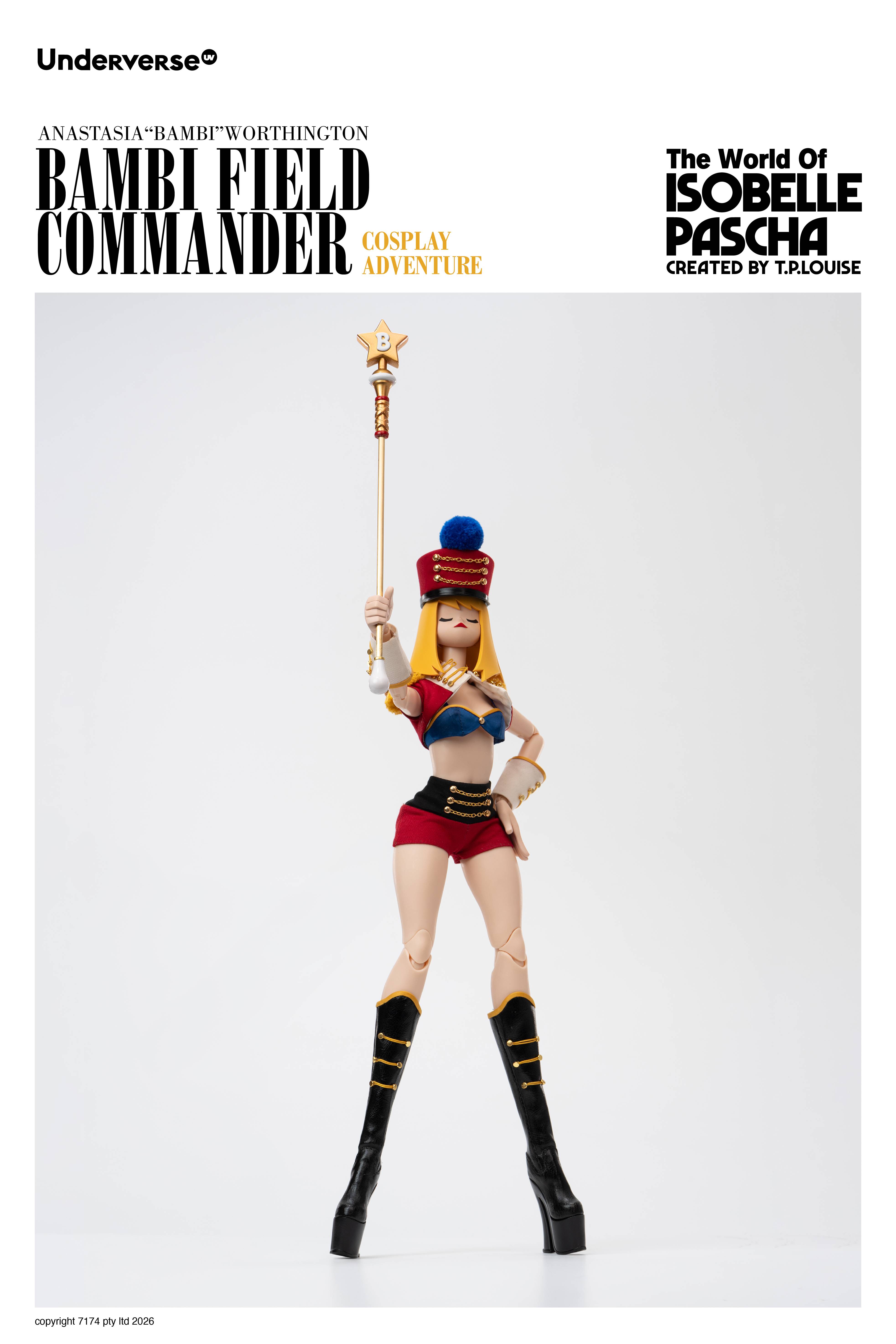 SPECIAL ORDER Underverse - Cosplay Adventure Series - The World of Isobelle Pascha - Anastasia Worthington: Bambi Field Commander 1/6 [JP]
