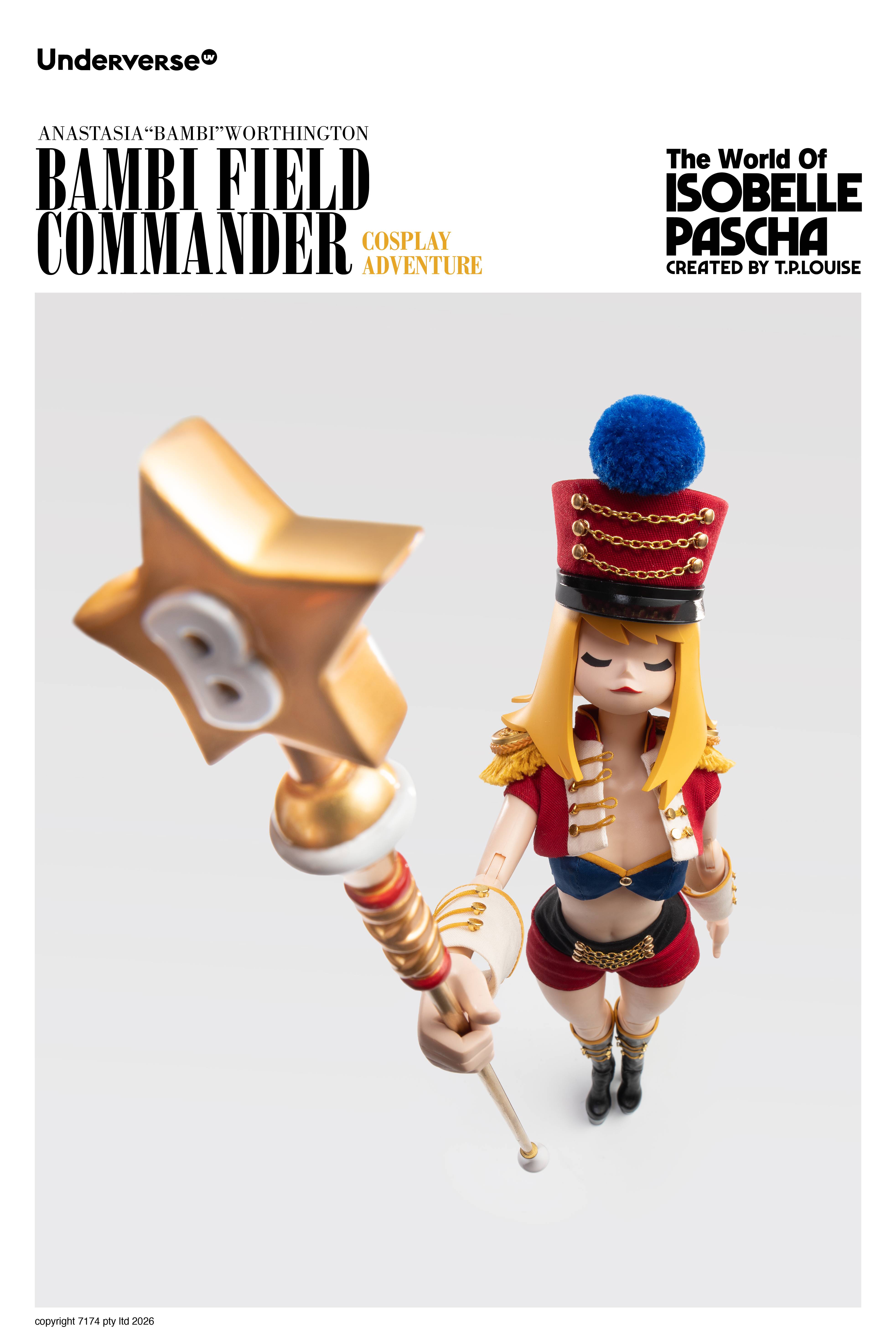 SPECIAL ORDER Underverse - Cosplay Adventure Series - The World of Isobelle Pascha - Anastasia Worthington: Bambi Field Commander 1/6 [JP]