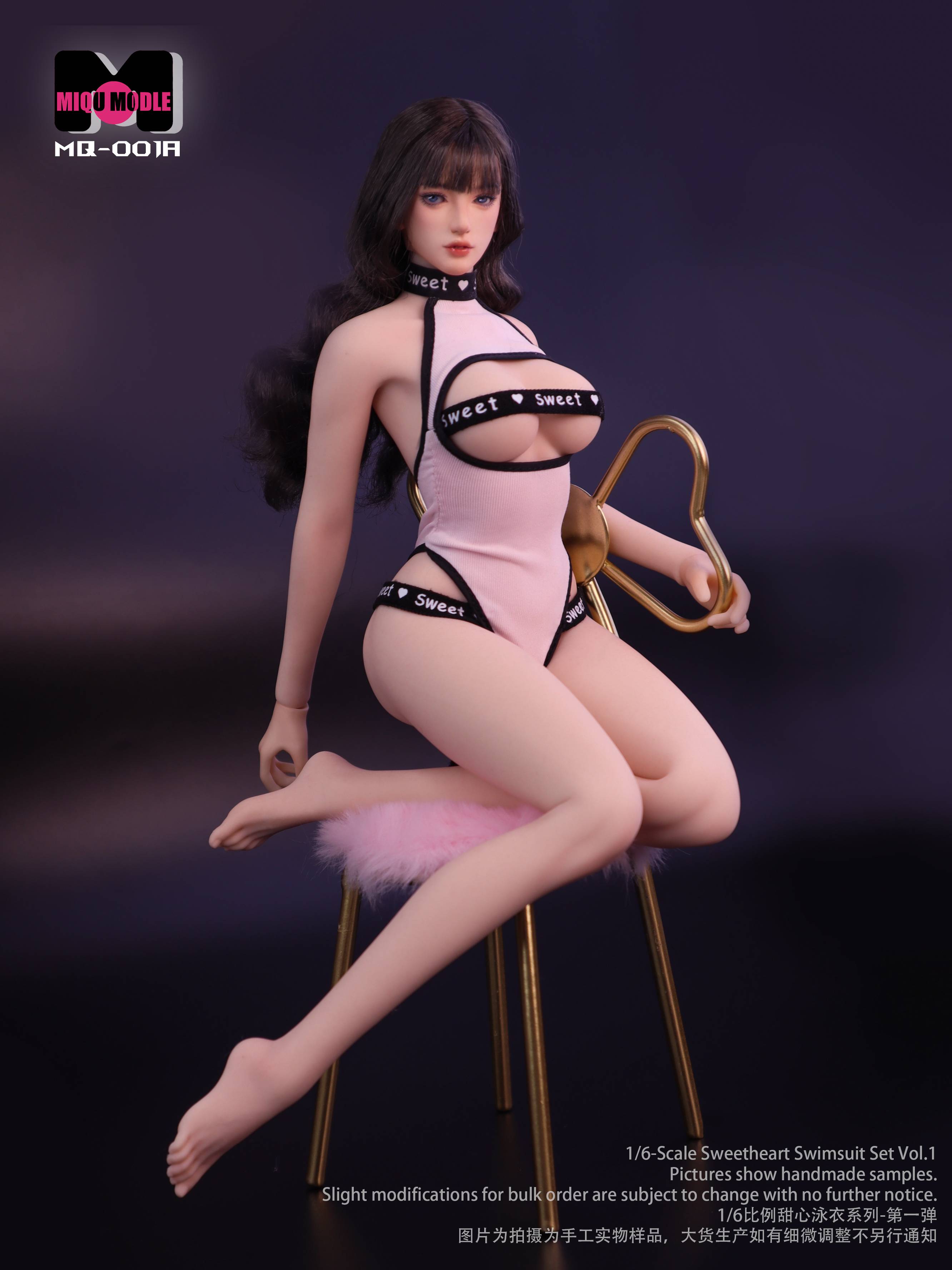 SPECIAL ORDER MIQU Model - Sweet Heart Swimsuit Vol. 01 - Head & Swimsuit Set - Coco 1/6 [JP]