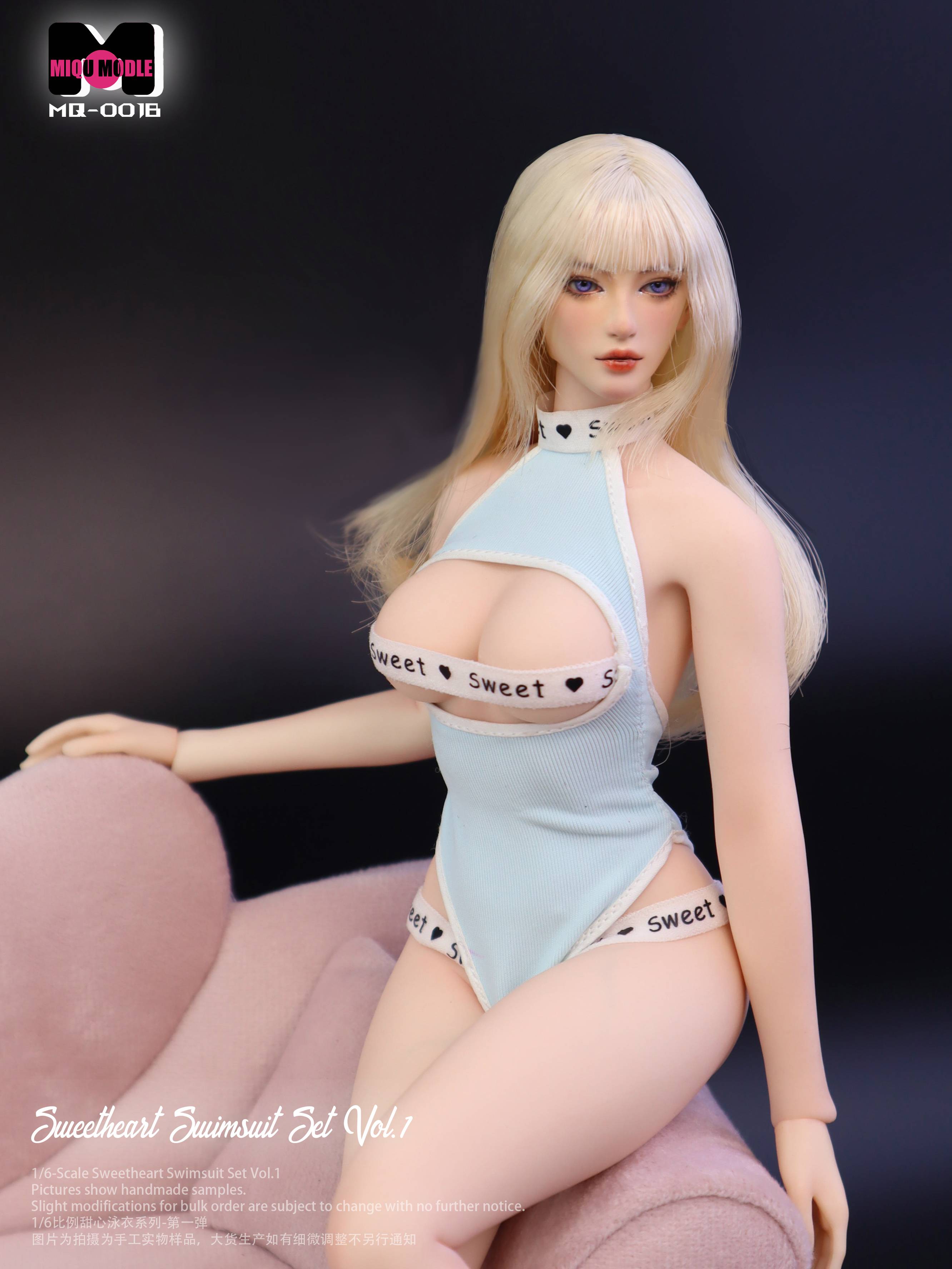 SPECIAL ORDER MIQU Model - Sweet Heart Swimsuit Vol. 01 - Head & Swimsuit Set - Lily 1/6 [JP]