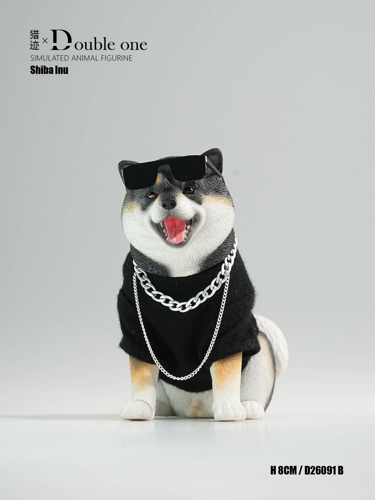 SPECIAL ORDER Lieji Studio - Simulated Animal Figure - Double one - Shiba Inu: Gray 1/6