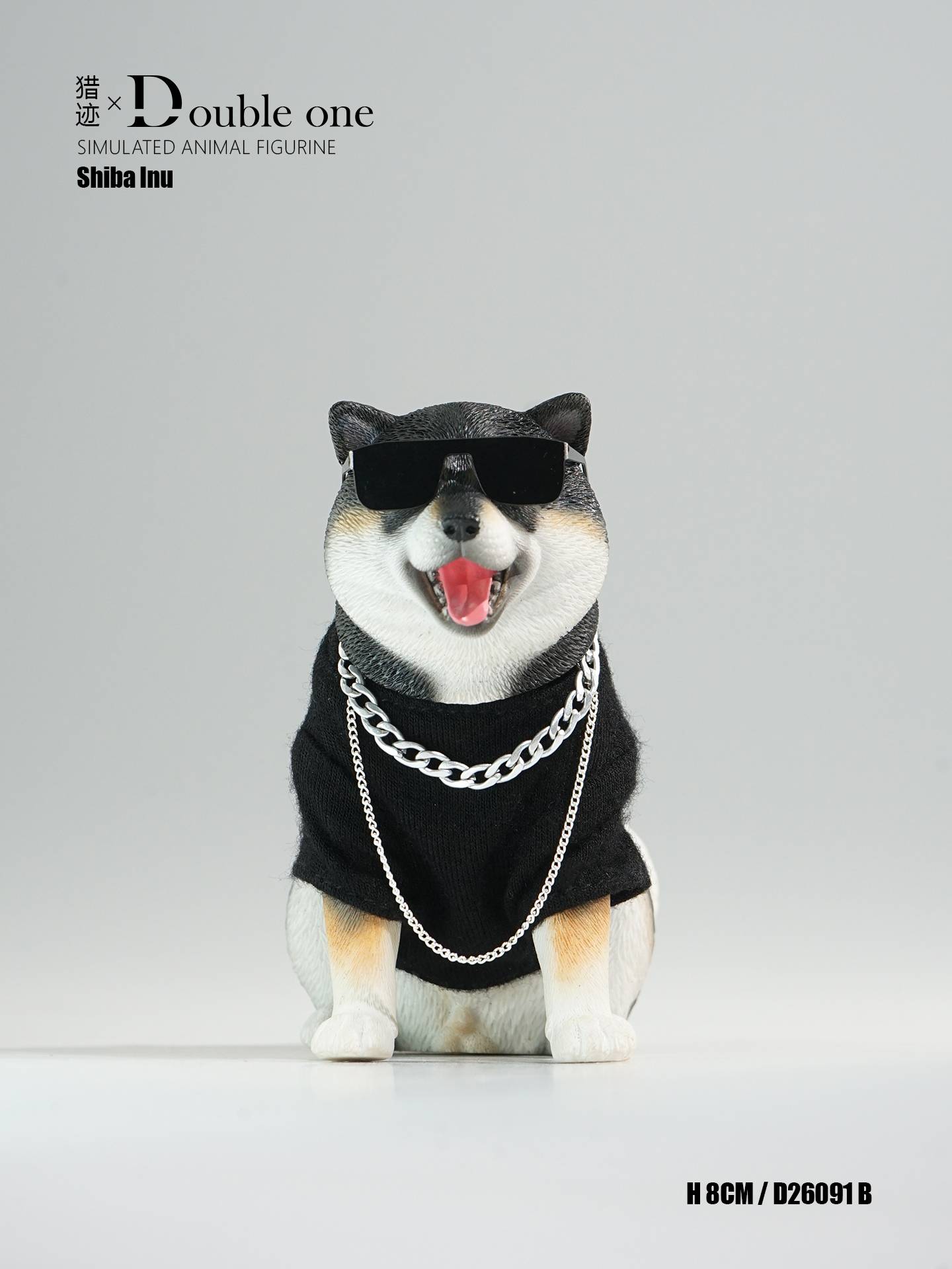 SPECIAL ORDER Lieji Studio - Simulated Animal Figure - Double one - Shiba Inu: Gray 1/6