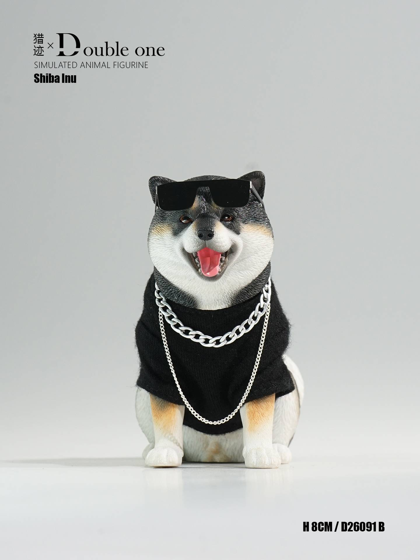 SPECIAL ORDER Lieji Studio - Simulated Animal Figure - Double one - Shiba Inu: Gray 1/6