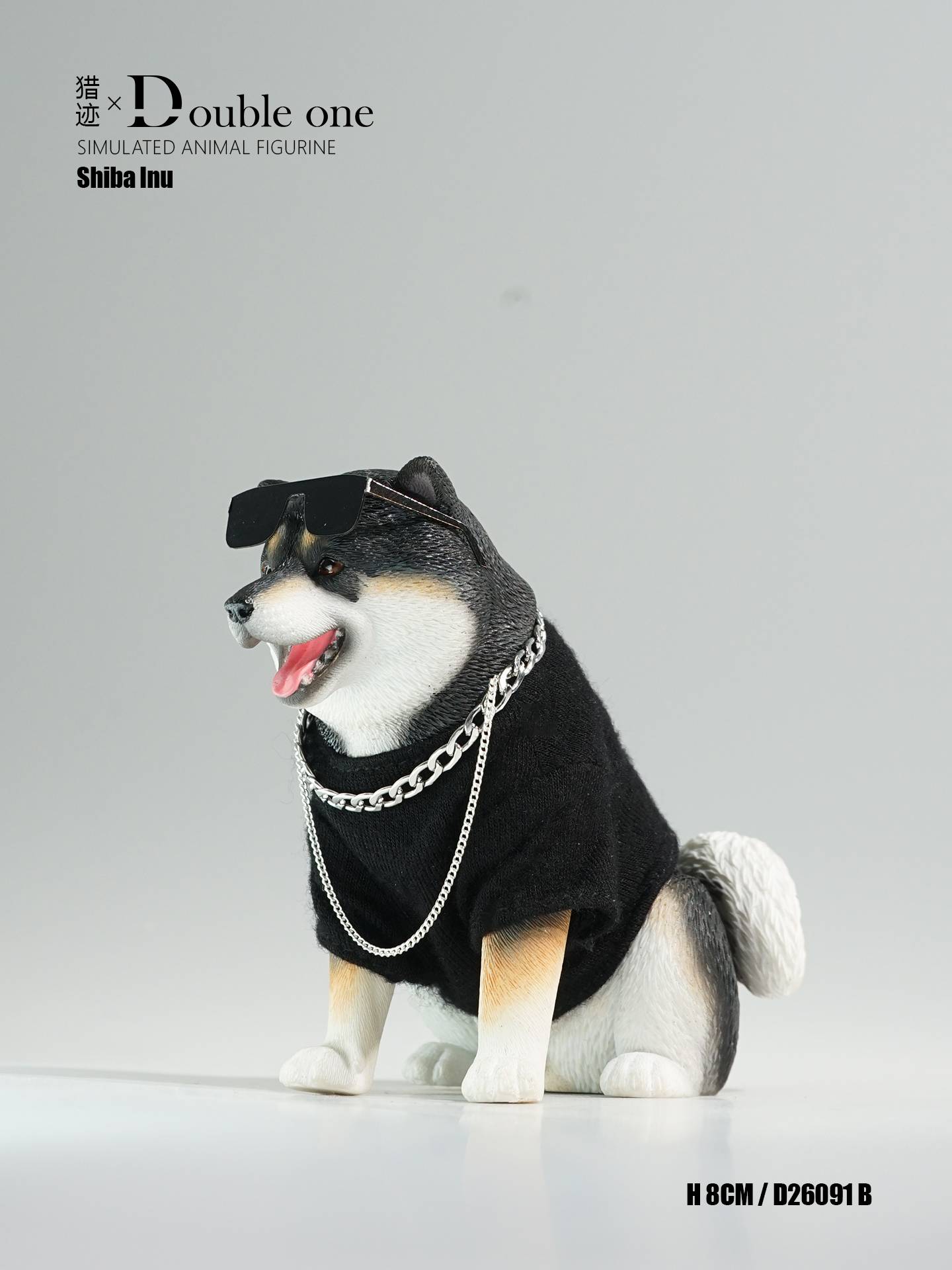 SPECIAL ORDER Lieji Studio - Simulated Animal Figure - Double one - Shiba Inu: Gray 1/6