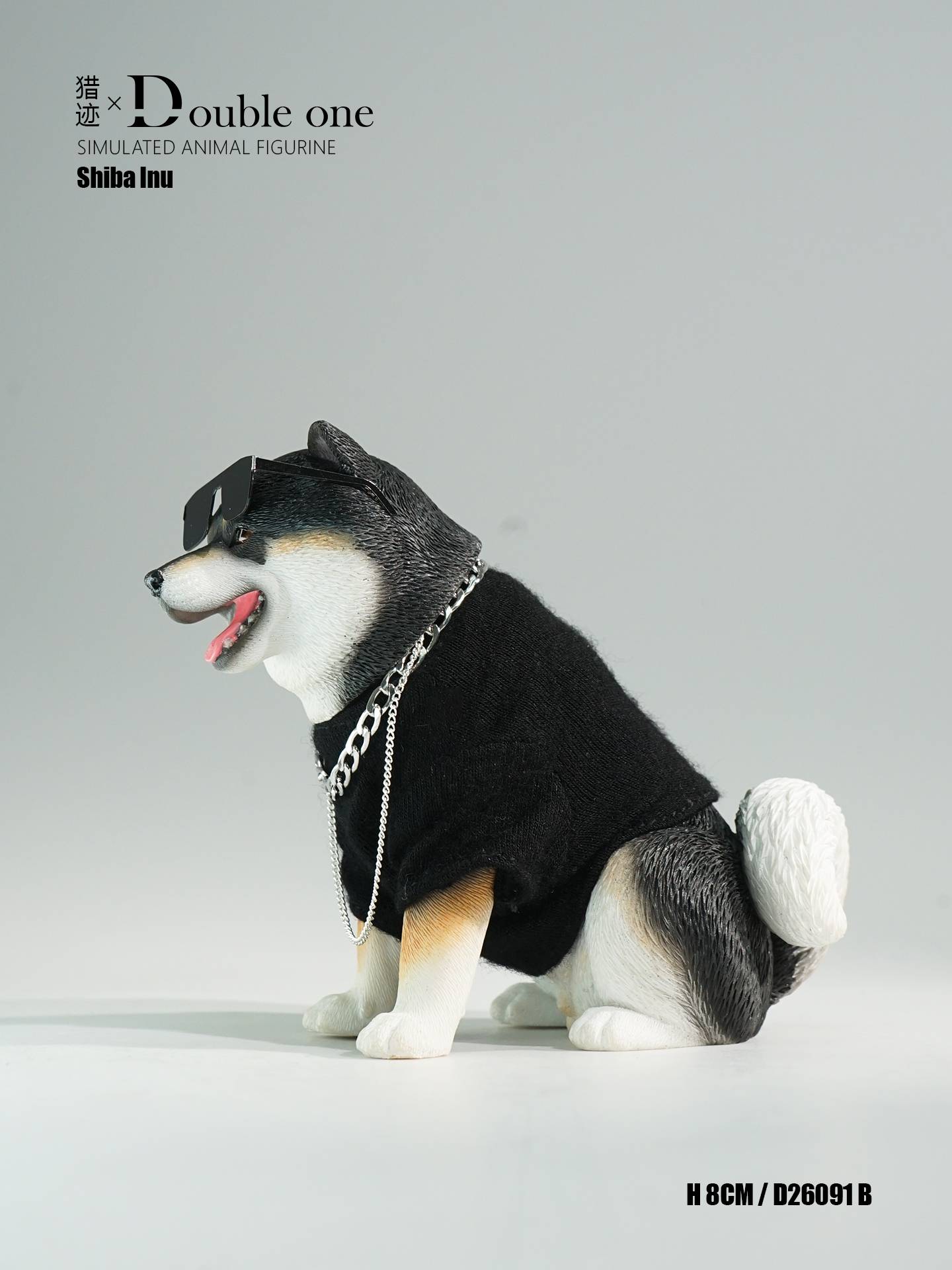 SPECIAL ORDER Lieji Studio - Simulated Animal Figure - Double one - Shiba Inu: Gray 1/6