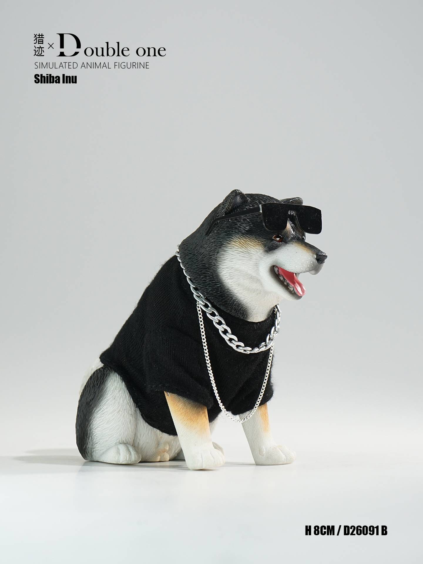 SPECIAL ORDER Lieji Studio - Simulated Animal Figure - Double one - Shiba Inu: Gray 1/6