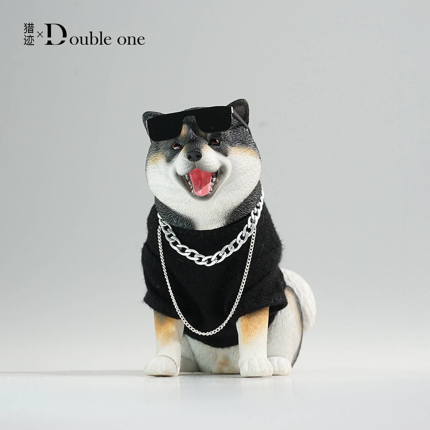 SPECIAL ORDER Lieji Studio - Simulated Animal Figure - Double one - Shiba Inu: Gray 1/6