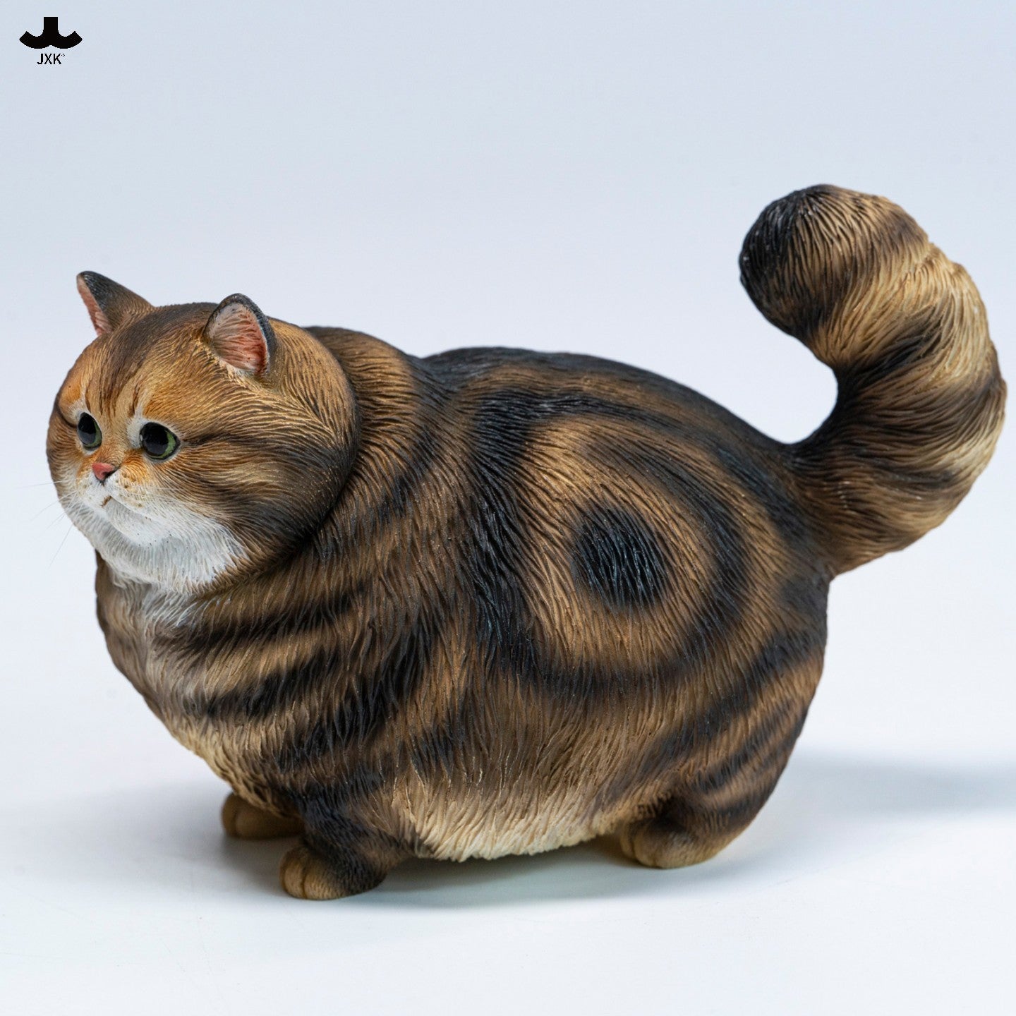 PRE-ORDER JXK Studio - Animal Statue Series - Chubby Kitty: Brown Tabby