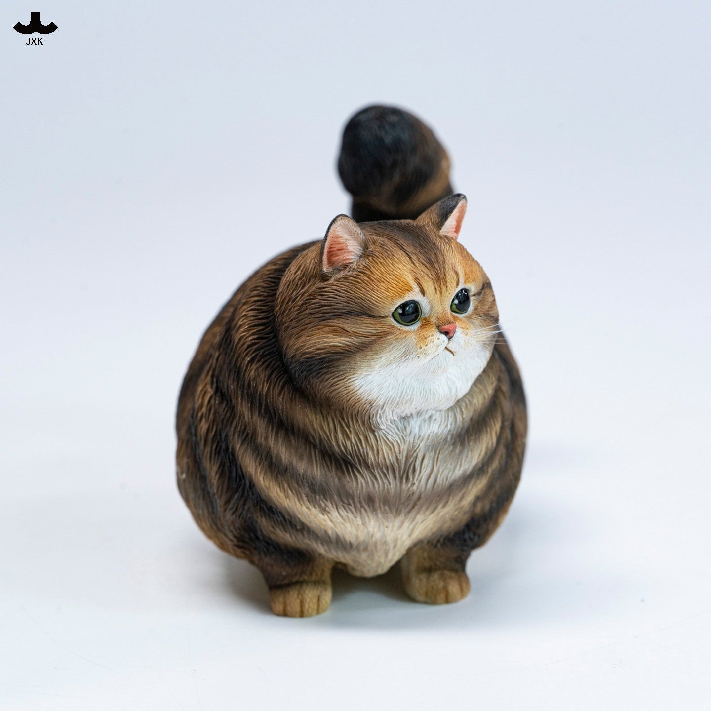 PRE-ORDER JXK Studio - Animal Statue Series - Chubby Kitty: Brown Tabby