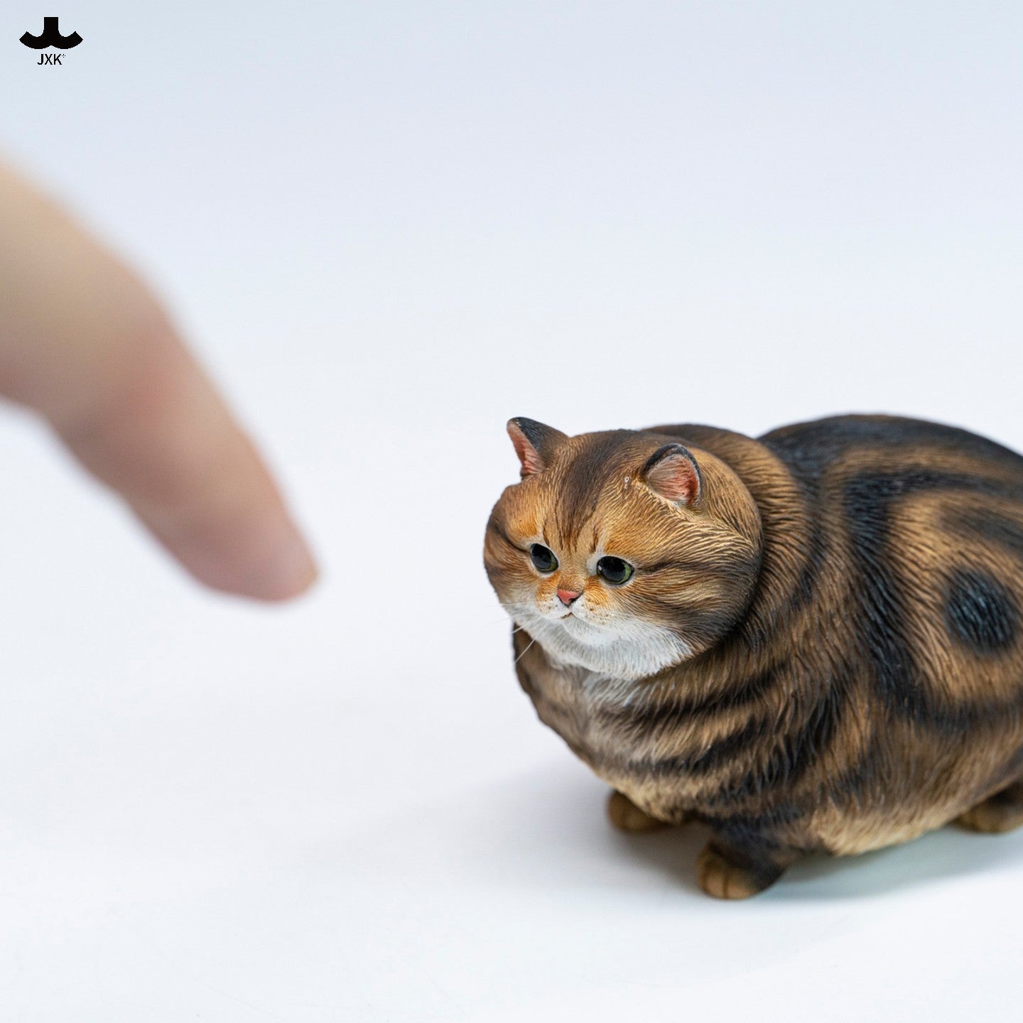 PRE-ORDER JXK Studio - Animal Statue Series - Chubby Kitty: Brown Tabby
