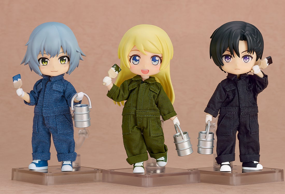 SPECIAL ORDER Good Smile Company - Nendoroid Doll Outfit Set: Colorful Coveralls Khaki [JP]