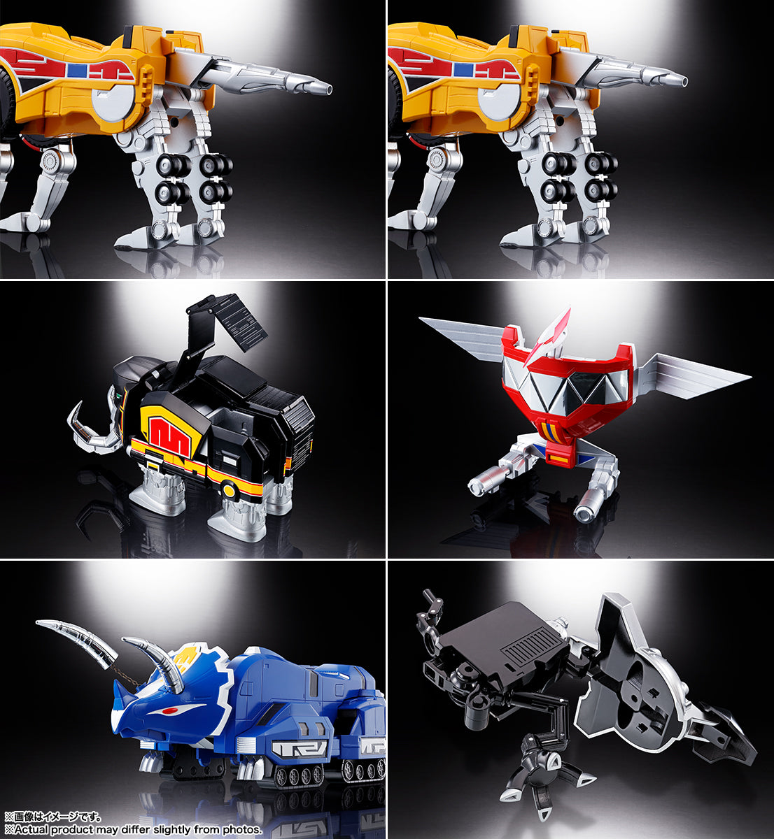 PRE-ORDER Bandai Spirits - Soul of Chogokin - Kyoryu Sentai Zyuranger - Zyutei Daizyuzin GX-72 Daizyuzin and GX-78 Dragon Caesar Set [October 2026]