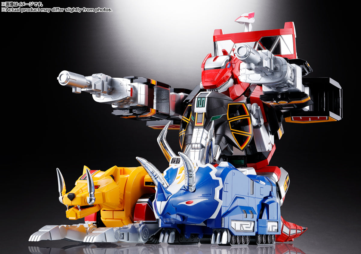PRE-ORDER Bandai Spirits - Soul of Chogokin - Kyoryu Sentai Zyuranger - Zyutei Daizyuzin GX-72 Daizyuzin and GX-78 Dragon Caesar Set [October 2026]