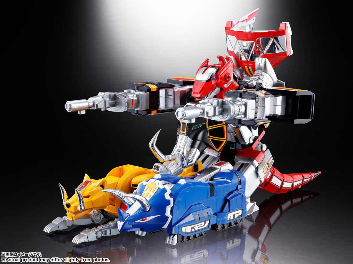 PRE-ORDER Bandai Spirits - Soul of Chogokin - Kyoryu Sentai Zyuranger - Zyutei Daizyuzin GX-72 Daizyuzin and GX-78 Dragon Caesar Set [October 2026]