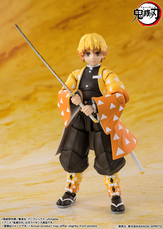 PRE-ORDER Bandai - S.H.Figuarts - Demon Slayer: Kimetsu no Yaiba - Zenitsu Agatsuma