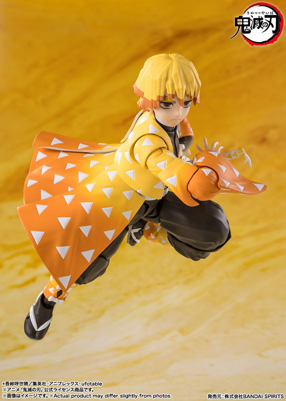 PRE-ORDER Bandai - S.H.Figuarts - Demon Slayer: Kimetsu no Yaiba - Zenitsu Agatsuma