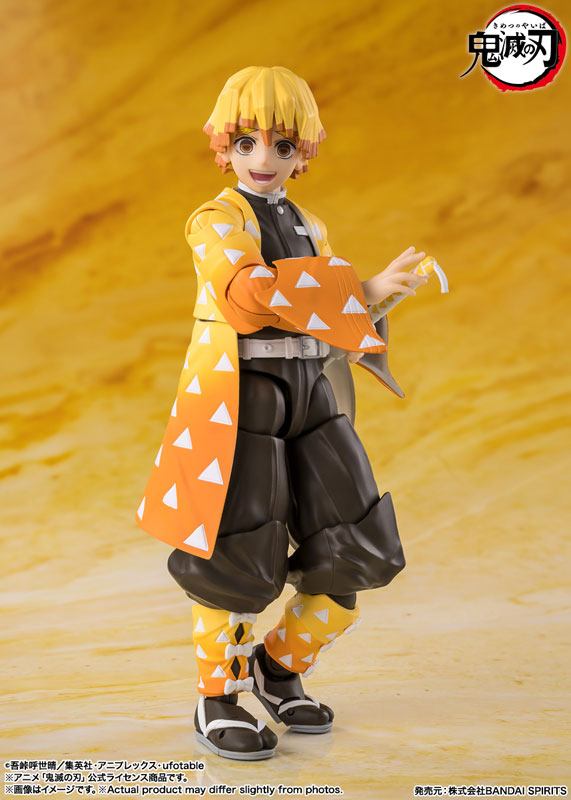 PRE-ORDER Bandai - S.H.Figuarts - Demon Slayer: Kimetsu no Yaiba - Zenitsu Agatsuma