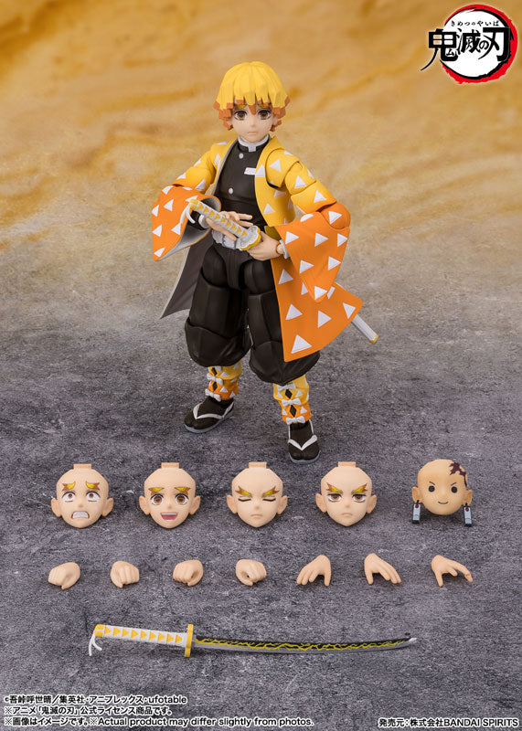 PRE-ORDER Bandai - S.H.Figuarts - Demon Slayer: Kimetsu no Yaiba - Zenitsu Agatsuma