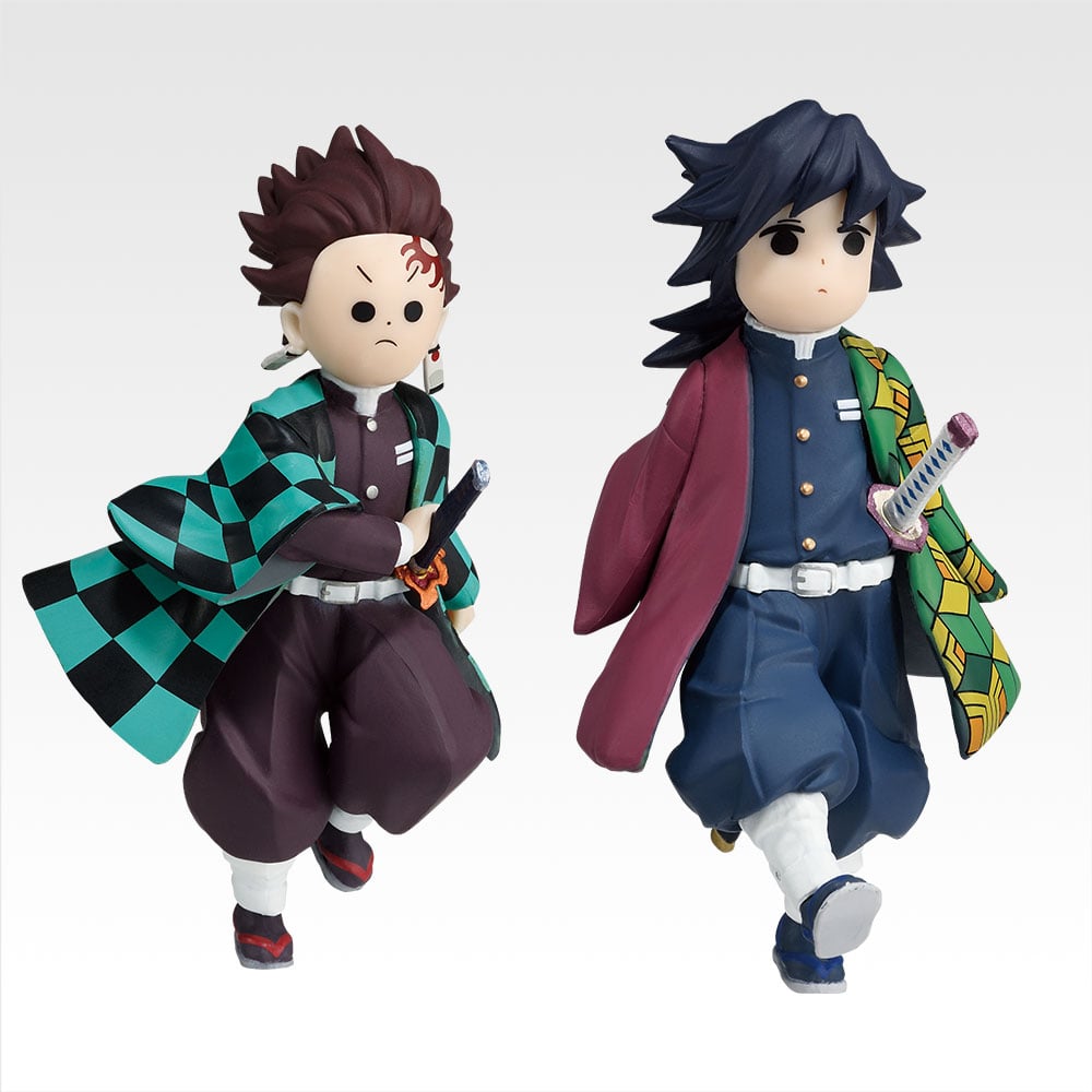 BACK ORDER Bandai Spirits - Ichiban Kuji - Demon Slayer: Kimetsu no Yaiba - Upper Two [August 2026] - Grade D: Tanjiro and Giyu's Techitechi Figure [JP]