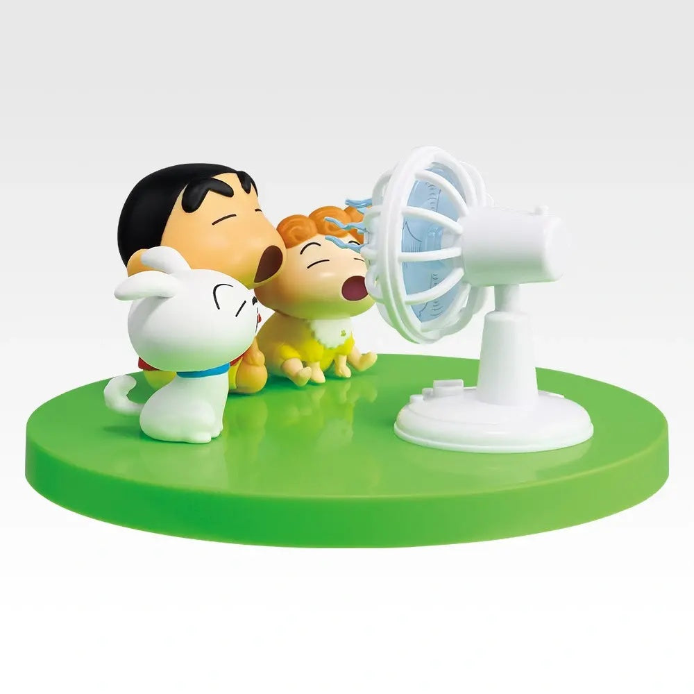 BACK ORDER Bandai Spirits - Ichiban Kuji - Crayon Shin-Chan - Summer Vacation - Grade A: Going "Ah~" into the Fan Diorama Figure [JP]
