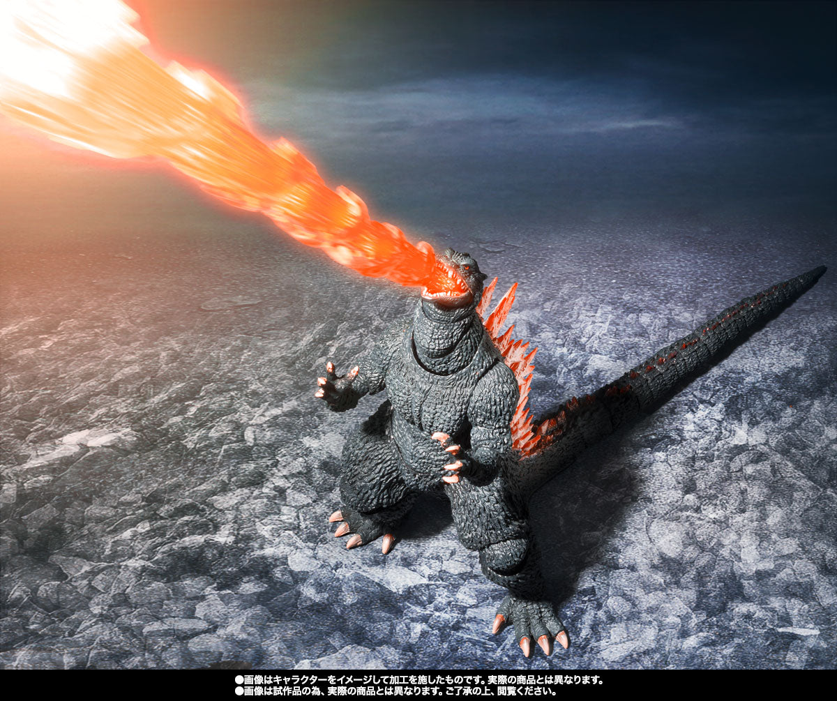 PRE-ORDER Bandai - S.H.MonsterArts - Godzilla - Godzilla (2004) Heat Ray Ver. VS Shin Gotengo [EXCLUSIVE]
