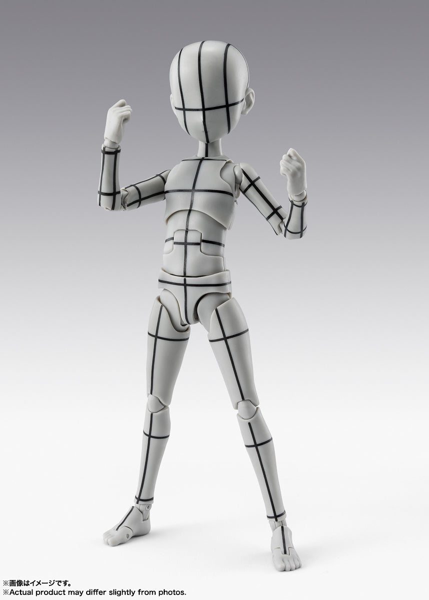 PRE-ORDER Bandai Spirits - S.H.Figuarts - Body-kun Wireframe: Gray Color Ver. Ken Sugimori Edition