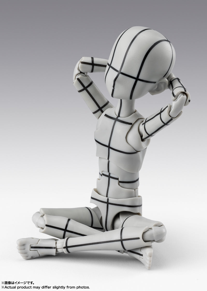 PRE-ORDER Bandai Spirits - S.H.Figuarts - Body-kun Wireframe: Gray Color Ver. Ken Sugimori Edition