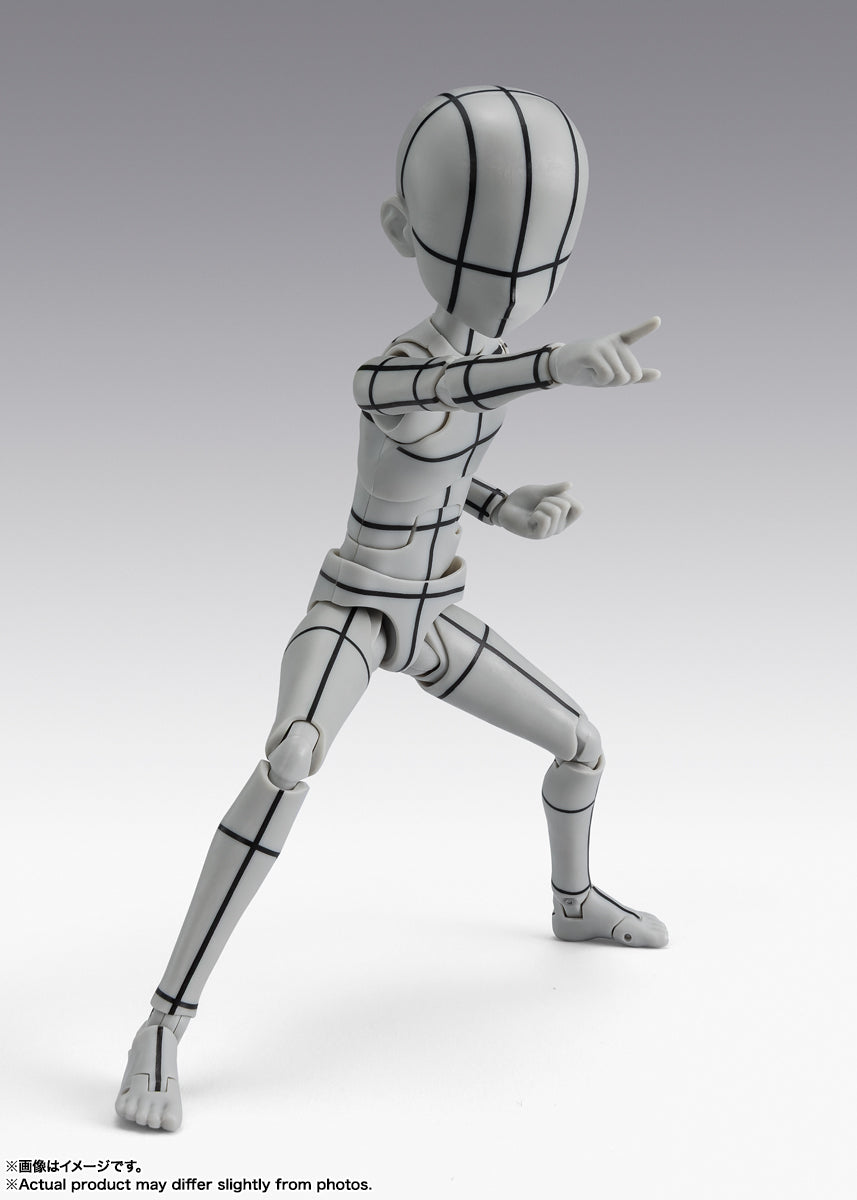 PRE-ORDER Bandai Spirits - S.H.Figuarts - Body-kun Wireframe: Gray Color Ver. Ken Sugimori Edition