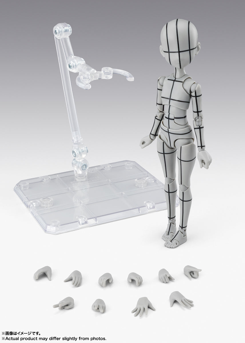 PRE-ORDER Bandai Spirits - S.H.Figuarts - Body-chan Wireframe: Gray Color Ver. Ken Sugimori Edition