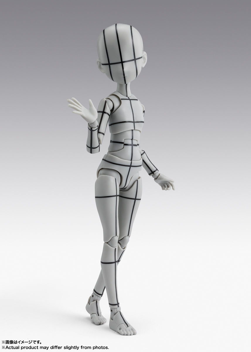 PRE-ORDER Bandai Spirits - S.H.Figuarts - Body-chan Wireframe: Gray Color Ver. Ken Sugimori Edition