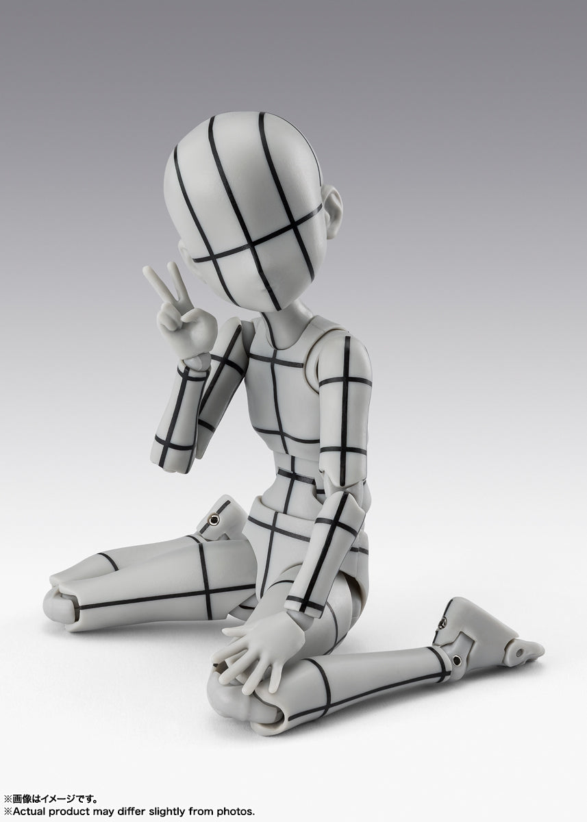 PRE-ORDER Bandai Spirits - S.H.Figuarts - Body-chan Wireframe: Gray Color Ver. Ken Sugimori Edition