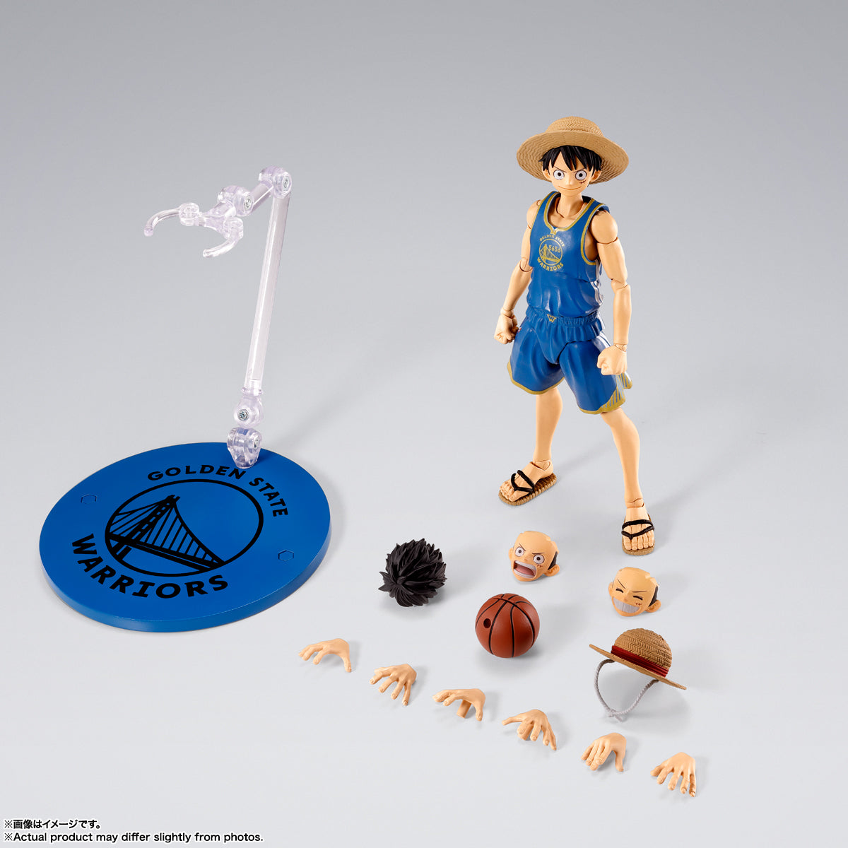 SPECIAL ORDER Bandai Spirits - S.H.Figuarts - ONE PIECE×NBA - Monkey D. Luffy: Golden State Warriors Ver. [EXCLUSIVE] [JP]