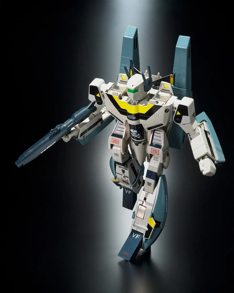 PRE-ORDER Bandai Spirits - Origin of Valkyrie - The Super Dimension Fortress Macross - VF-1S Valkyrie Roy Focker Special + Super Pack Set 45th Anniv.