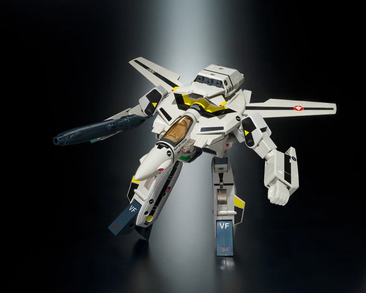 PRE-ORDER Bandai Spirits - Origin of Valkyrie - The Super Dimension Fortress Macross - VF-1S Valkyrie Roy Focker Special + Super Pack Set 45th Anniv.