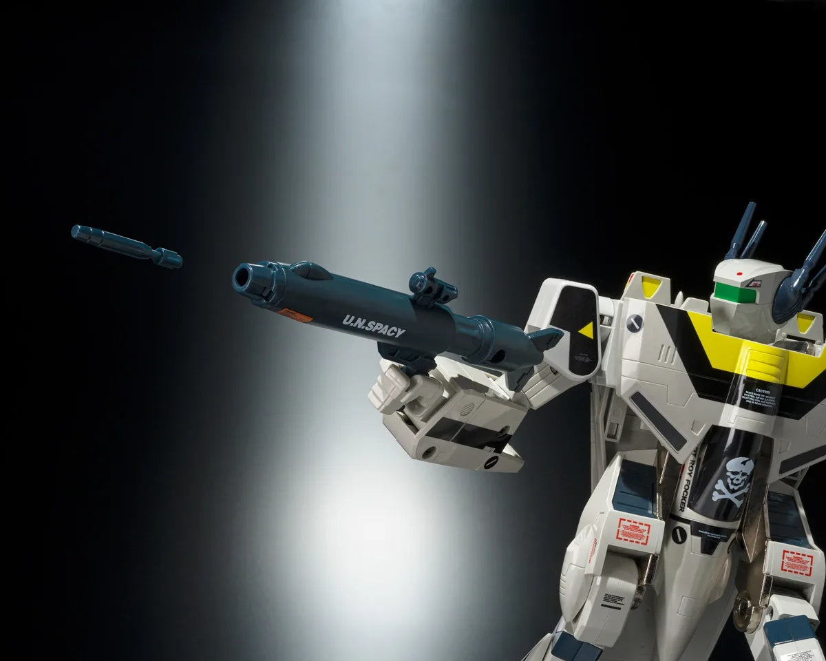 PRE-ORDER Bandai Spirits - Origin of Valkyrie - The Super Dimension Fortress Macross - VF-1S Valkyrie Roy Focker Special + Super Pack Set 45th Anniv.