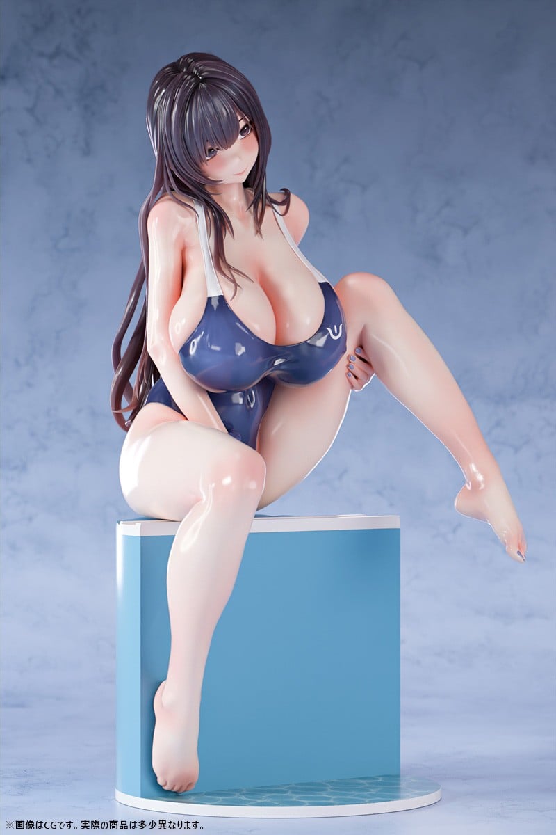 SPECIAL ORDER B`full Fots Japan - Big-Breasted Housewife And The Secret Swimming Lesson - Noir 1/6 [JP]