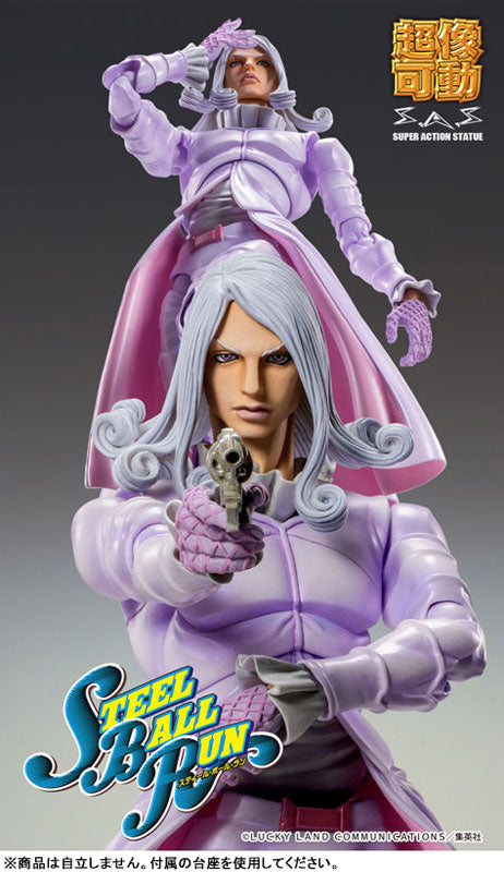 PRE-ORDER Medicos Entertainment - Super Action Statue - Jojo's Bizarre Adventure: Steel Ball Run - Funny Valentine Second
