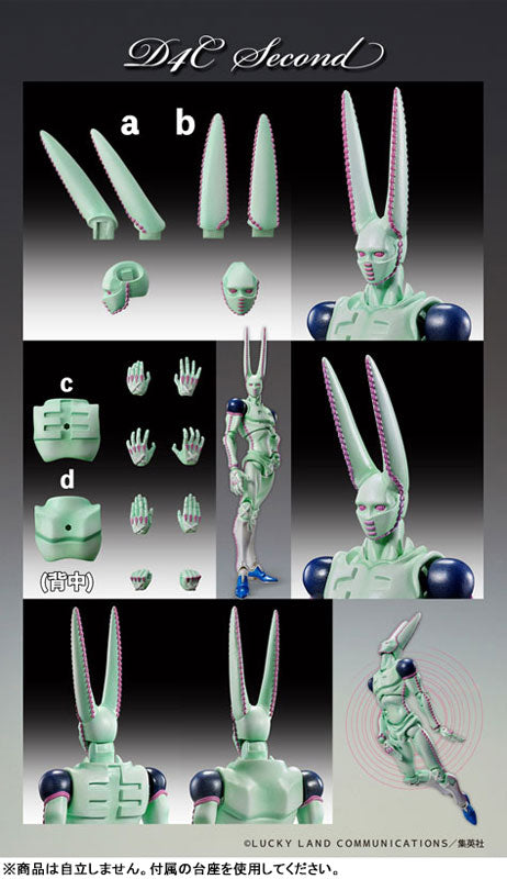 PRE-ORDER Medicos Entertainment - Super Action Statue - Jojo's Bizarre Adventure: Steel Ball Run - D4C Second