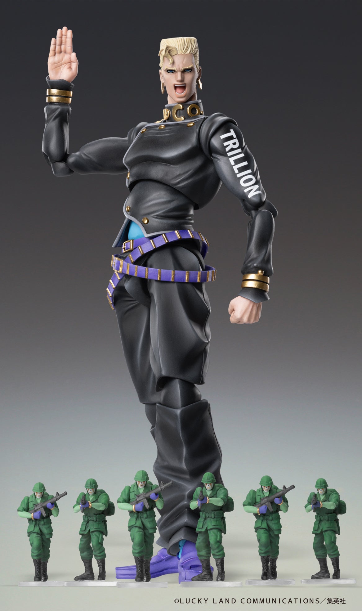 SPECIAL ORDER Medicos Entertainment - Super Action Statue - JoJo's Bizarre Adventure Part 4: Diamond Is Unbreakable - Keichou Nijimura & Bad Company [EXCLUSIVE]