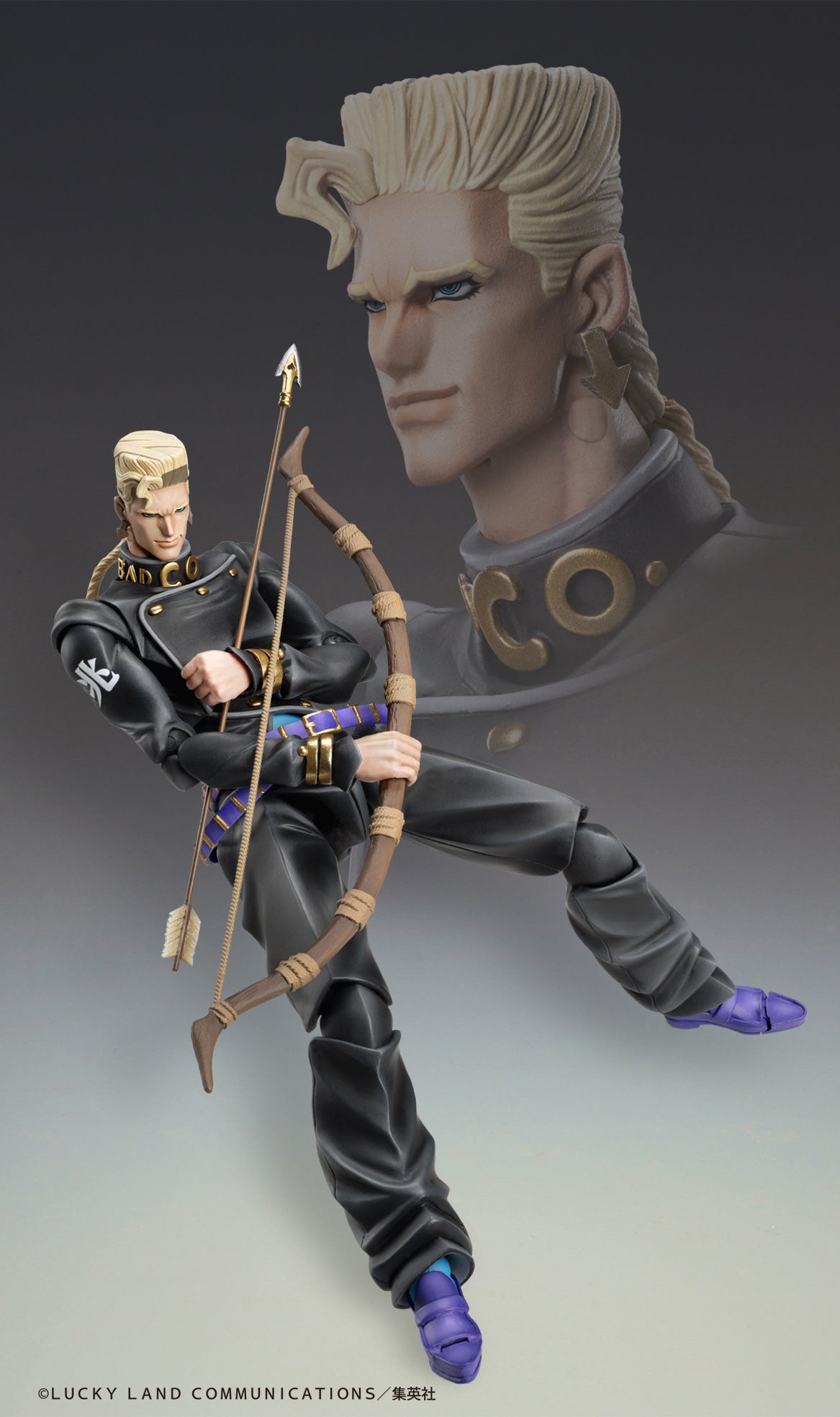 SPECIAL ORDER Medicos Entertainment - Super Action Statue - JoJo's Bizarre Adventure Part 4: Diamond Is Unbreakable - Keichou Nijimura & Bad Company [EXCLUSIVE]