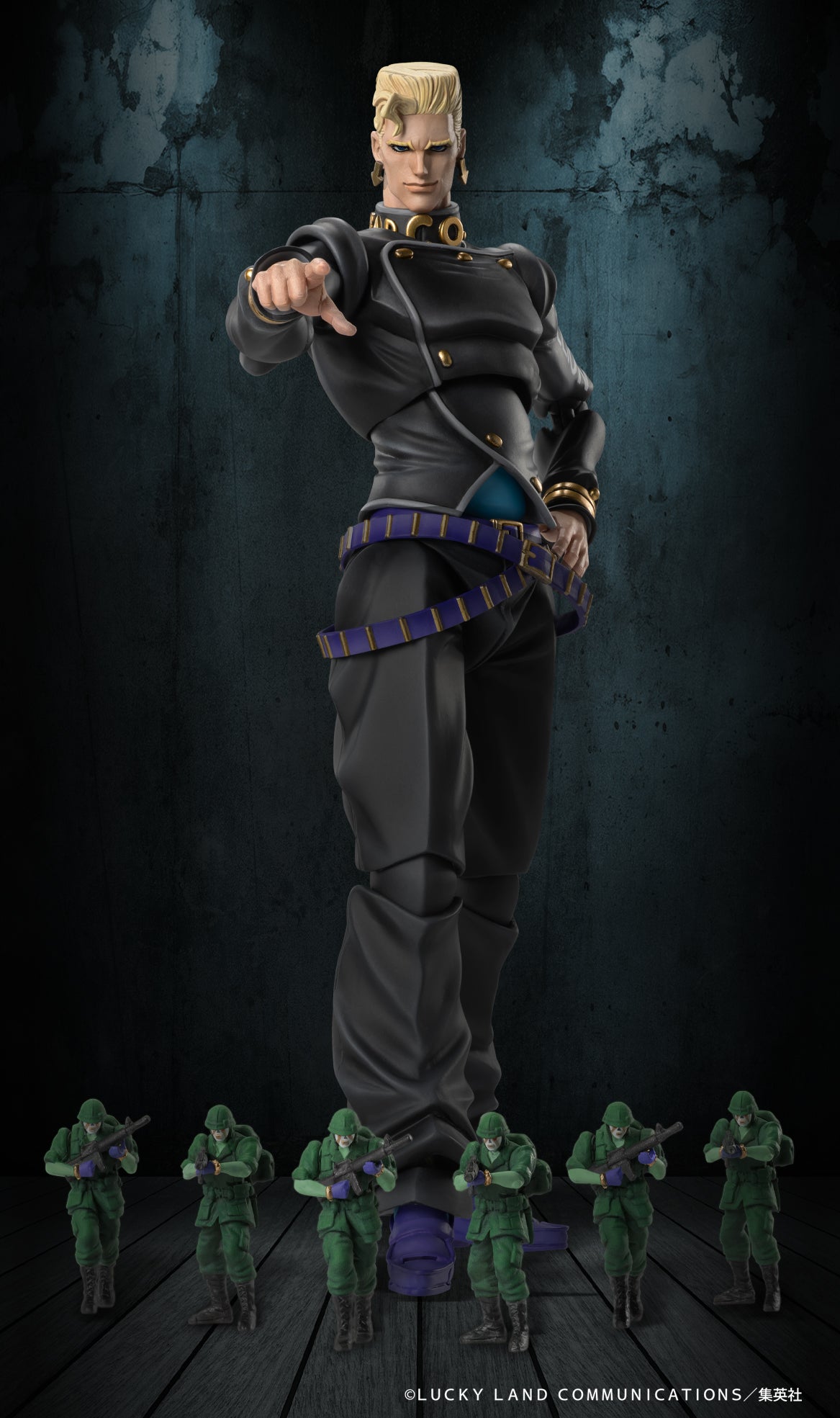 SPECIAL ORDER Medicos Entertainment - Super Action Statue - JoJo's Bizarre Adventure Part 4: Diamond Is Unbreakable - Keichou Nijimura & Bad Company [EXCLUSIVE]