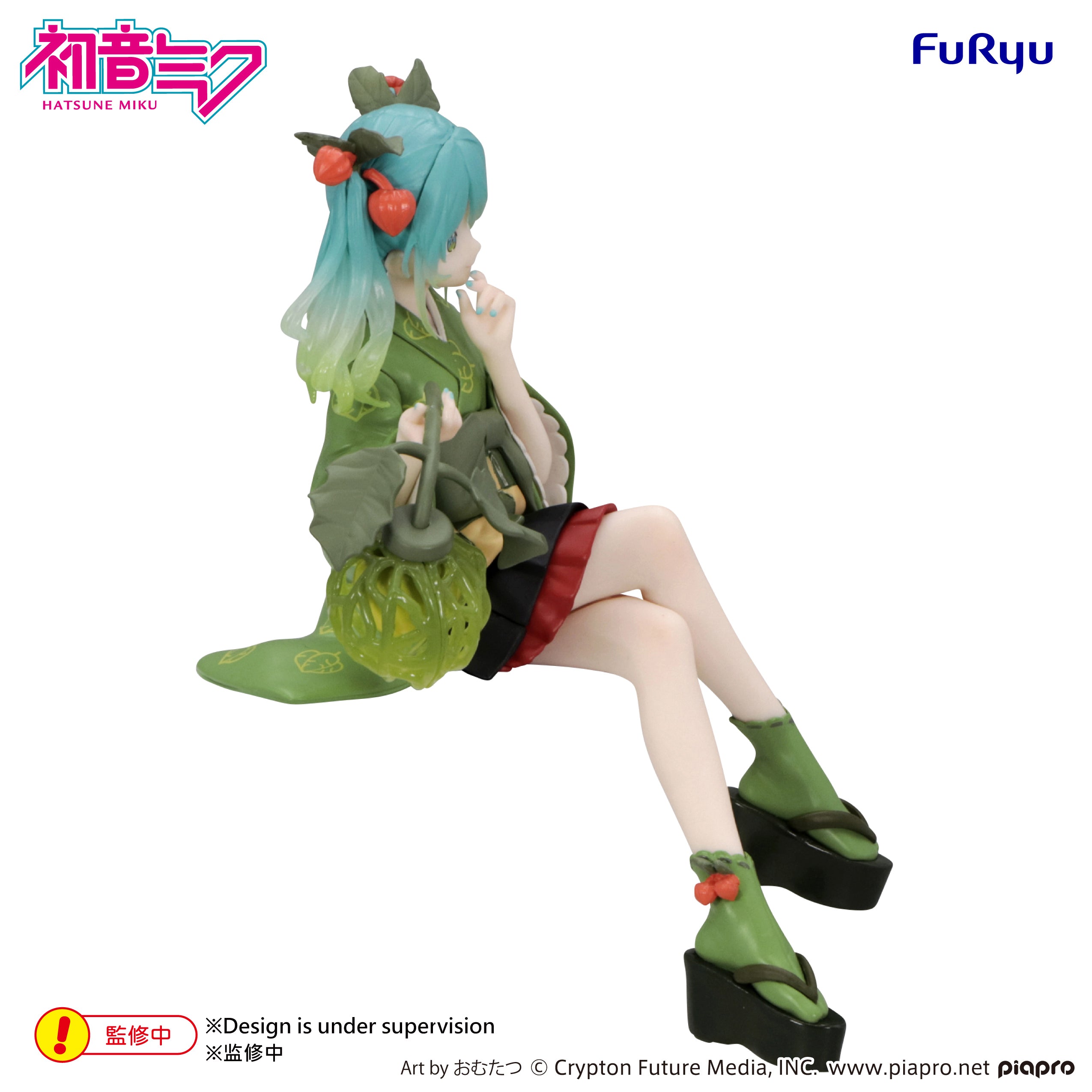 PRE-ORDER FuRyu - Hatsune Miku Noodle Stopper Figure - Hatsune Miku: Flower Fairy Winter Cherry Green Color Ver.