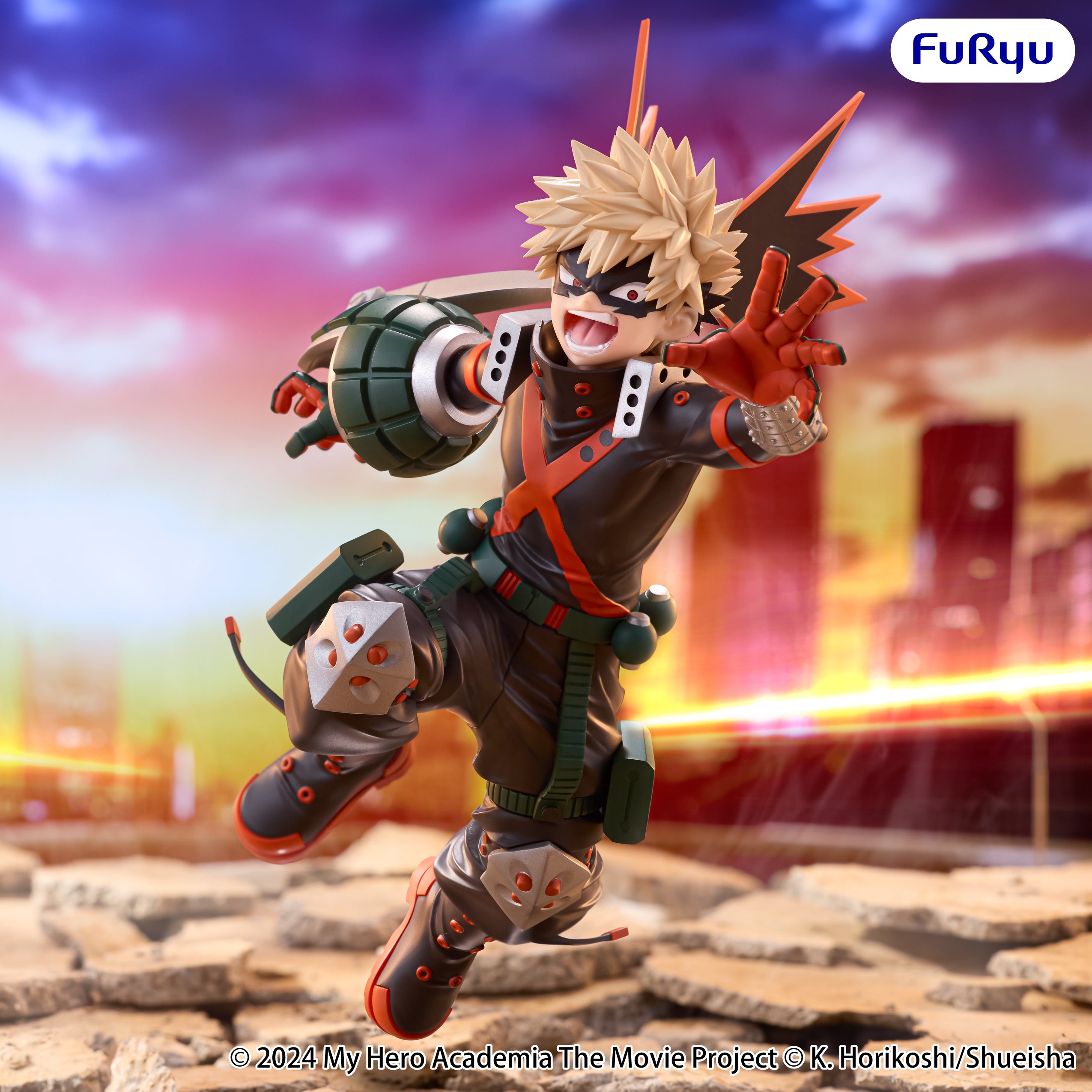 PRE-ORDER FuRyu - My Hero Academia: You're Next Muchute Figure - Katsuki Bakugo