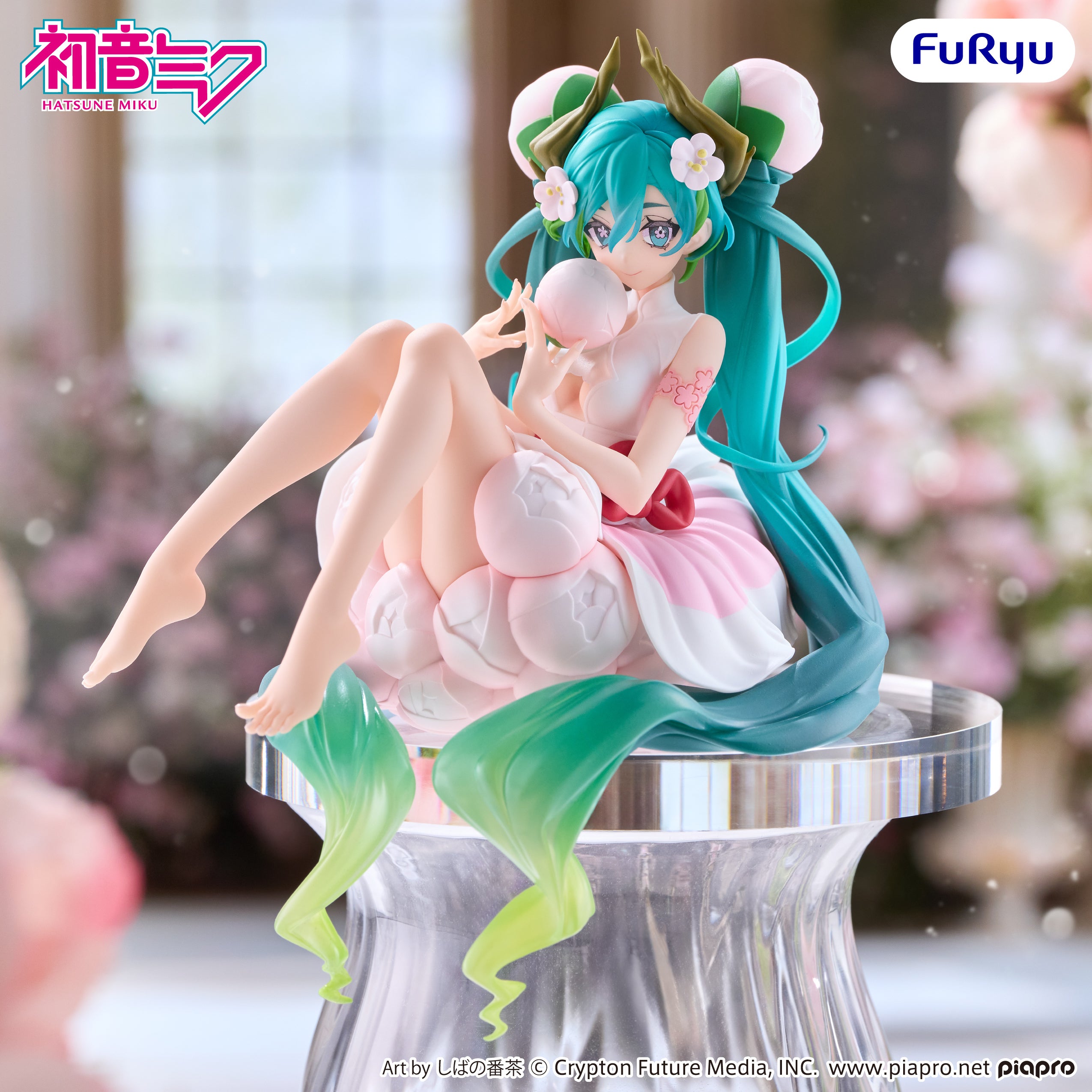 PRE-ORDER FuRyu - Hatsune Miku Noodle Stopper Figure - Hatsune Miku: Flower Fairy White Plum Blossom