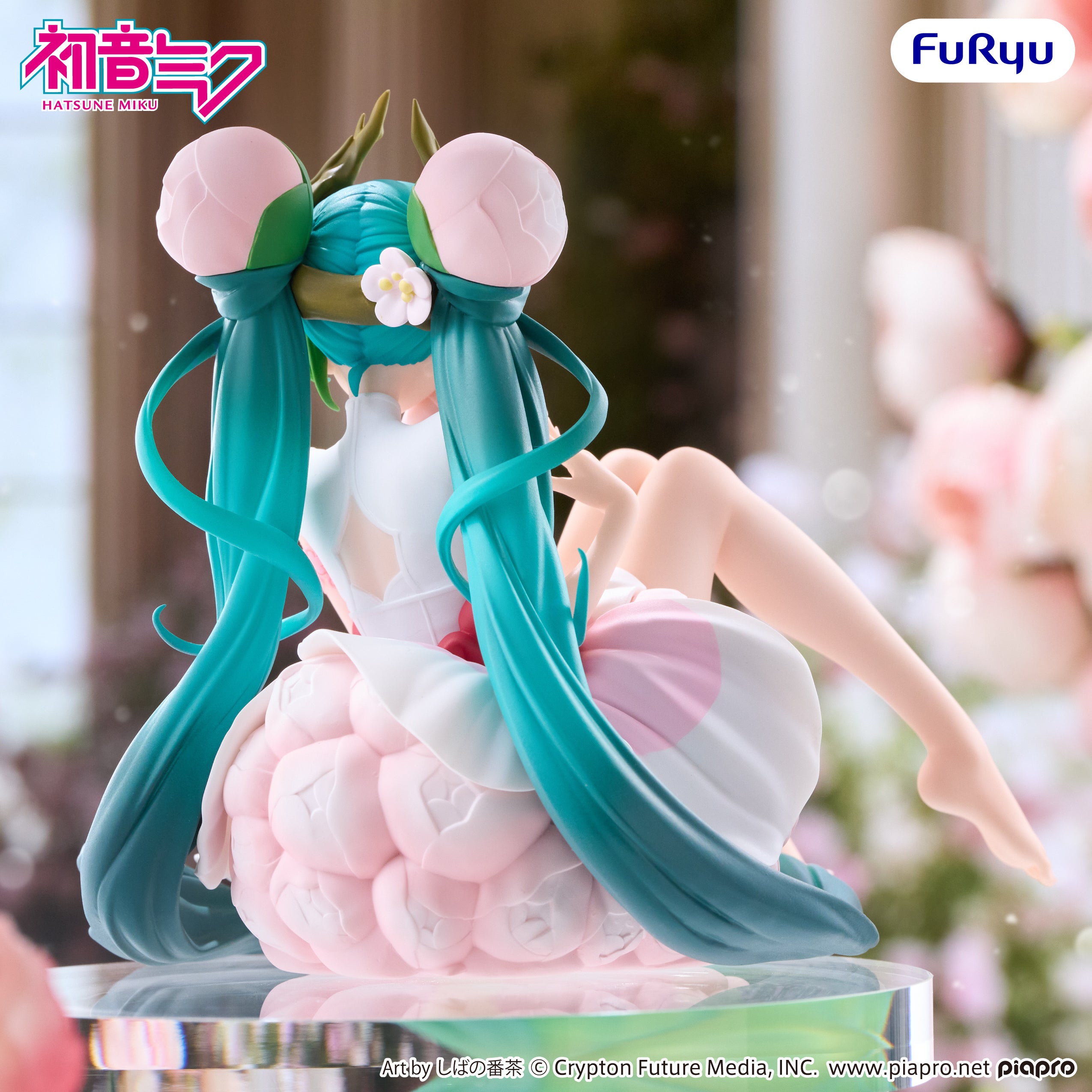 PRE-ORDER FuRyu - Hatsune Miku Noodle Stopper Figure - Hatsune Miku: Flower Fairy White Plum Blossom