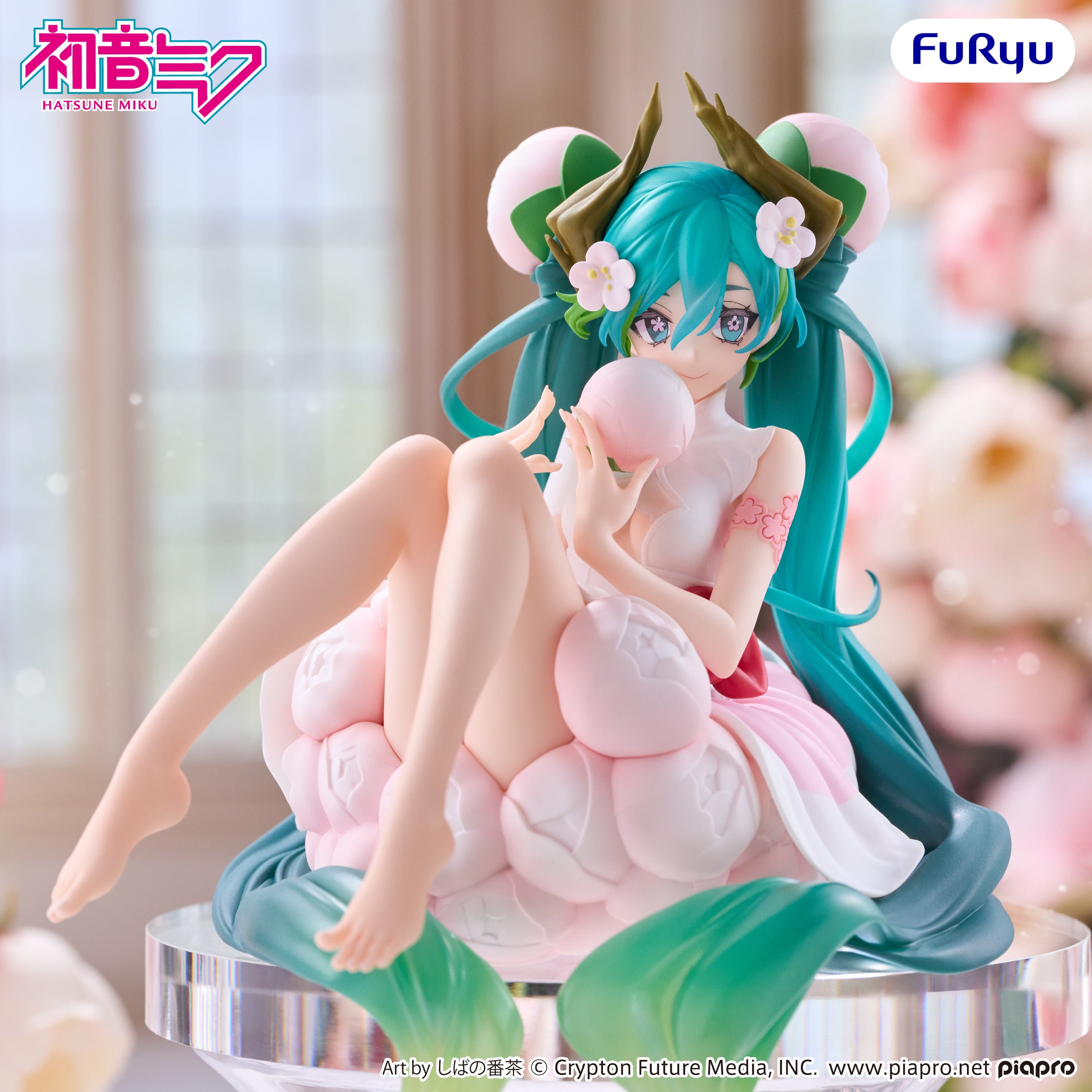 PRE-ORDER FuRyu - Hatsune Miku Noodle Stopper Figure - Hatsune Miku: Flower Fairy White Plum Blossom